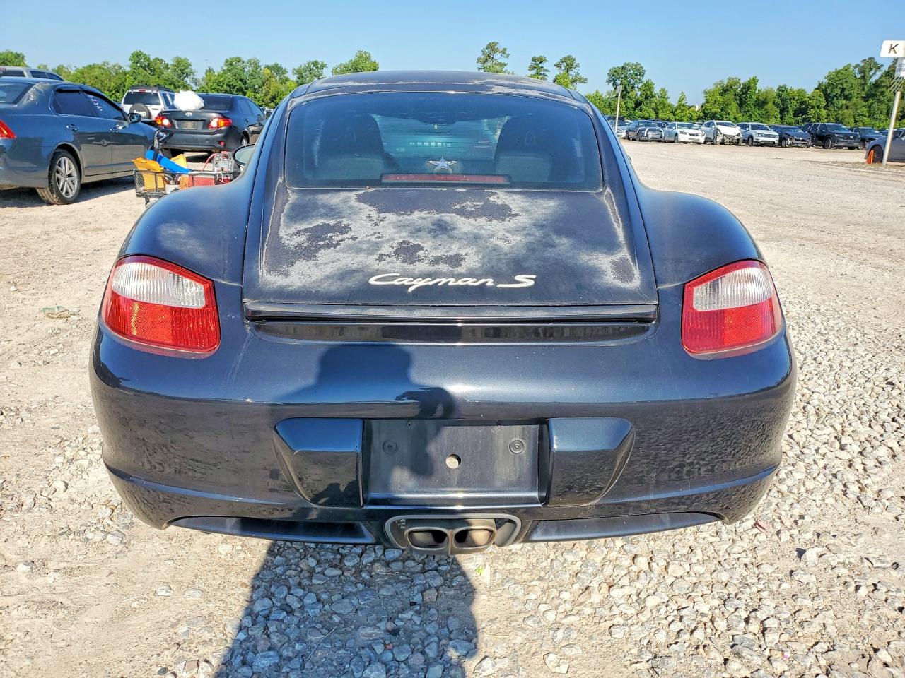 2007 Porsche Cayman S Black vin: WP0AB29867U780964