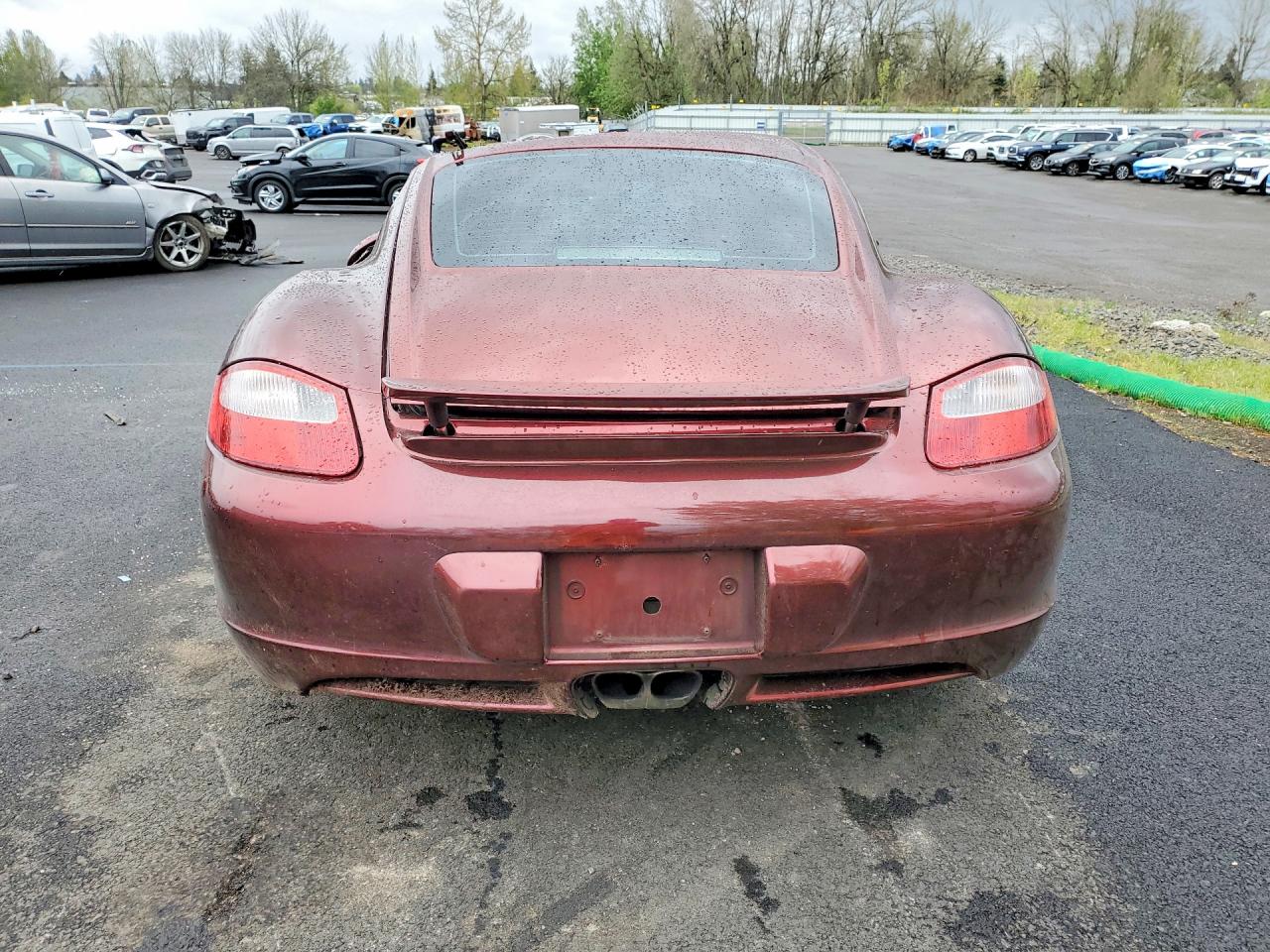 2007 Porsche Cayman S Burgundy vin: WP0AB29867U781791