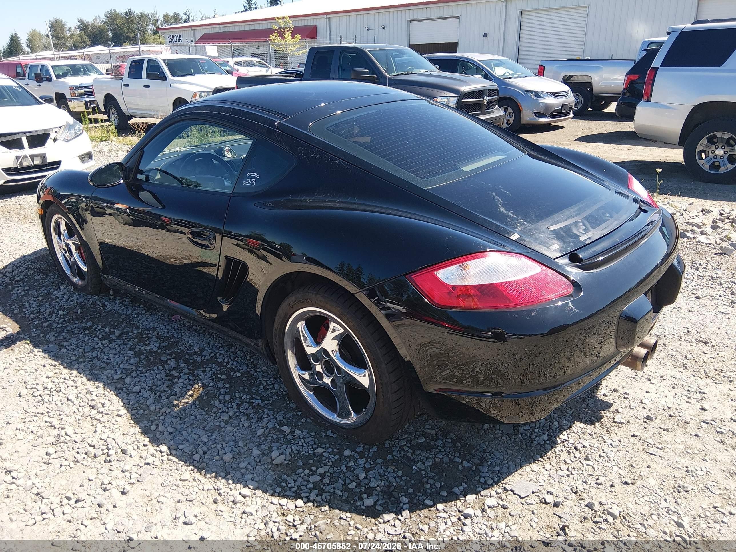 2006 Porsche Cayman S   Black vin: WP0AB29876U782317