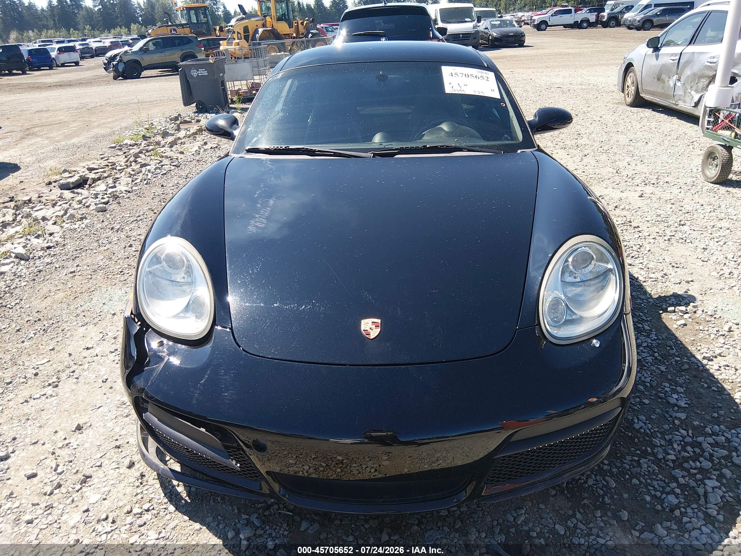 2006 Porsche Cayman S   Black vin: WP0AB29876U782317