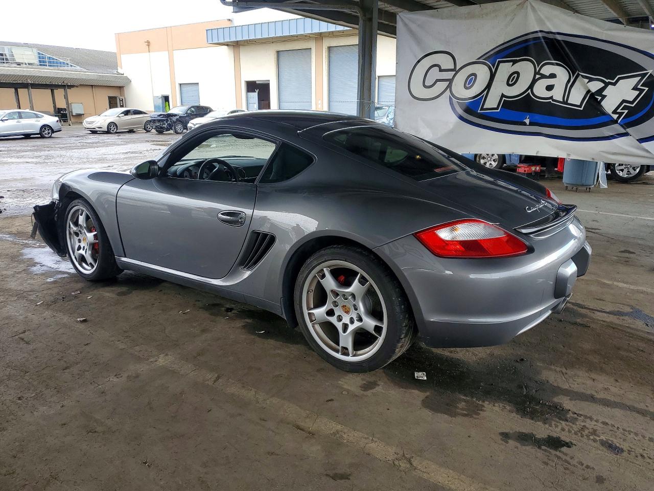 2007 Porsche Cayman S Gray vin: WP0AB29877U782884