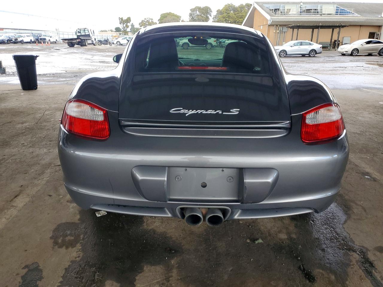 2007 Porsche Cayman S Gray vin: WP0AB29877U782884