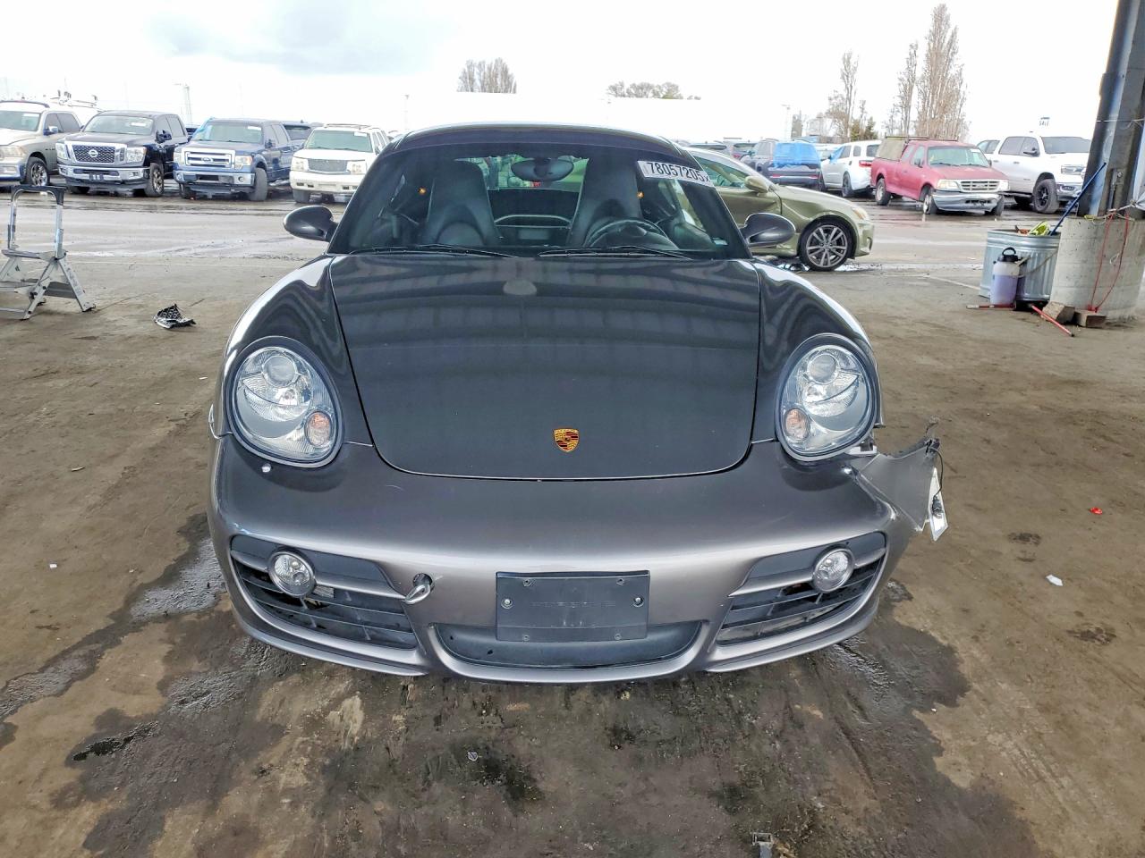 2007 Porsche Cayman S Gray vin: WP0AB29877U782884