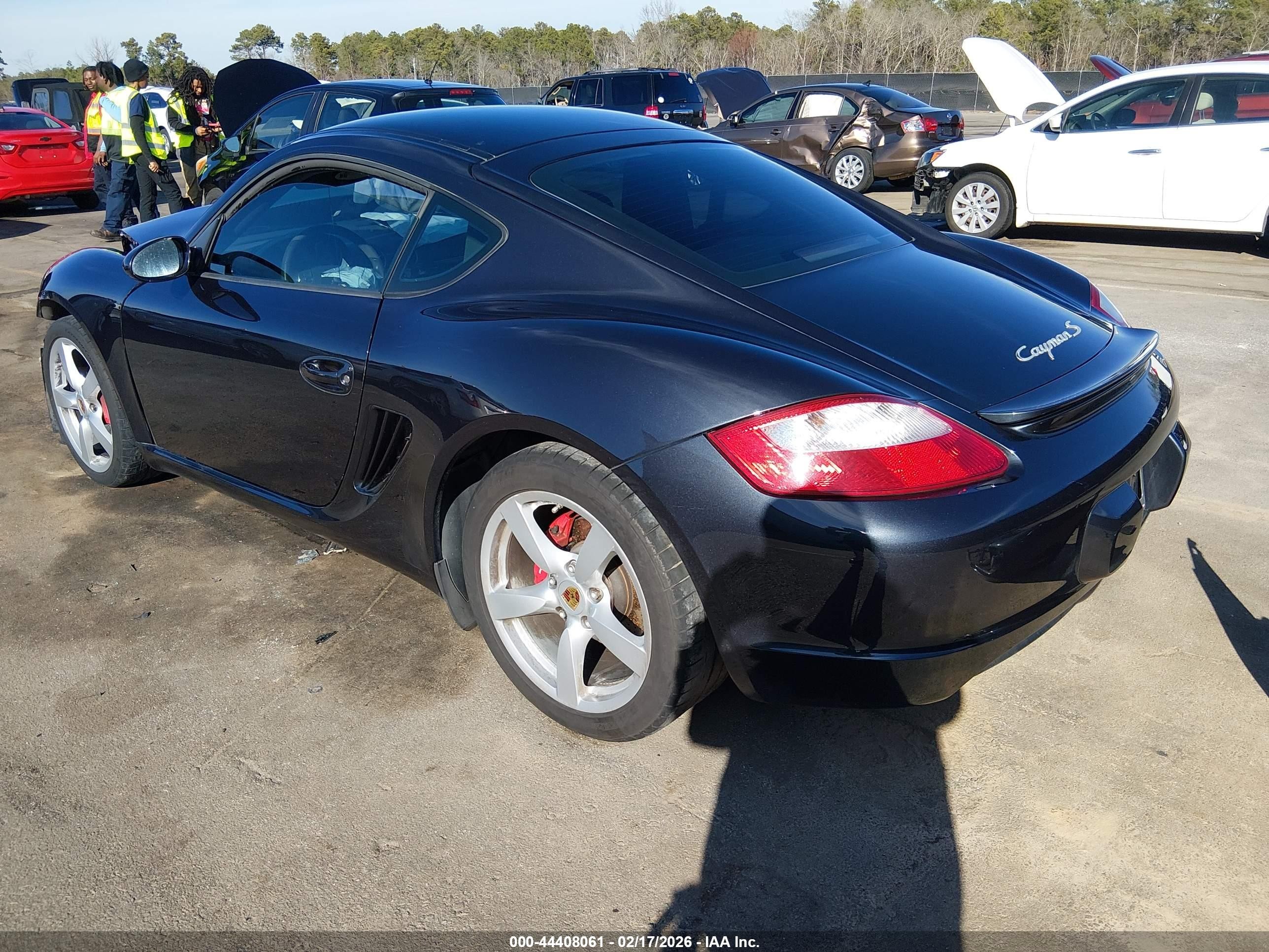 2007 Porsche Cayman S   Blue vin: WP0AB29877U783579