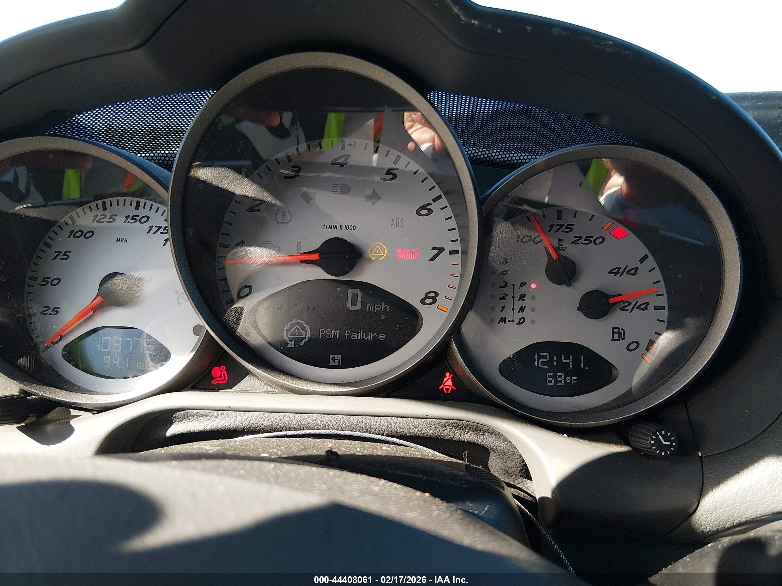 2007 Porsche Cayman S   Blue vin: WP0AB29877U783579