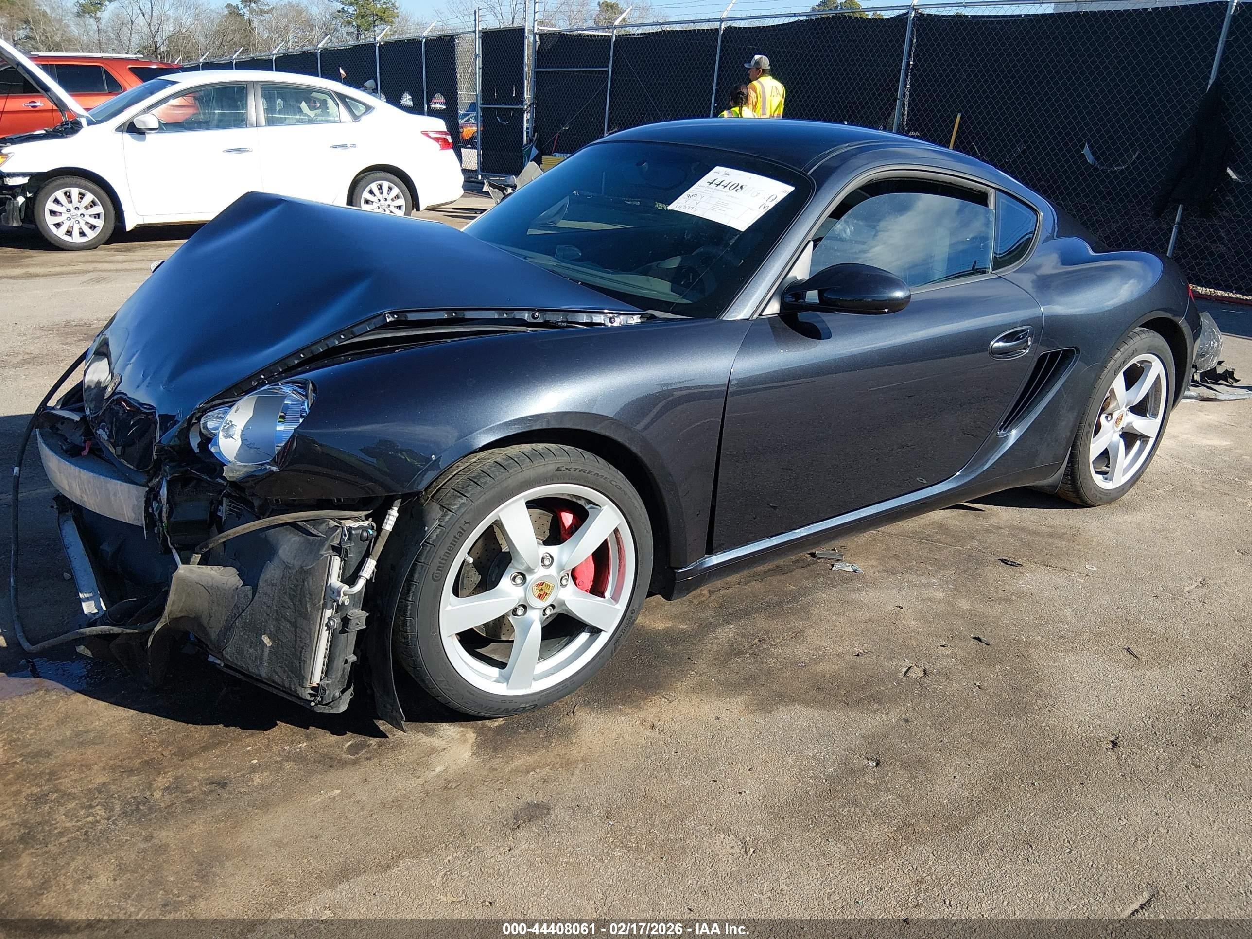 2007 Porsche Cayman S   Blue vin: WP0AB29877U783579