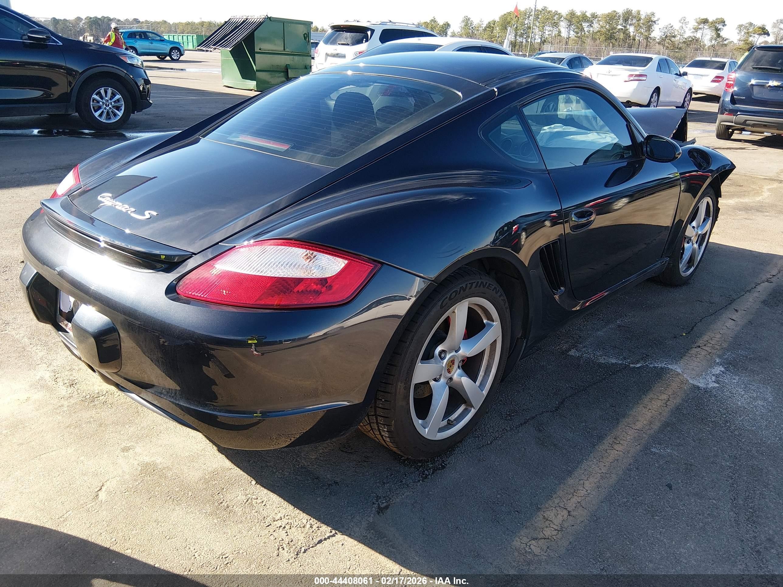 2007 Porsche Cayman S   Blue vin: WP0AB29877U783579