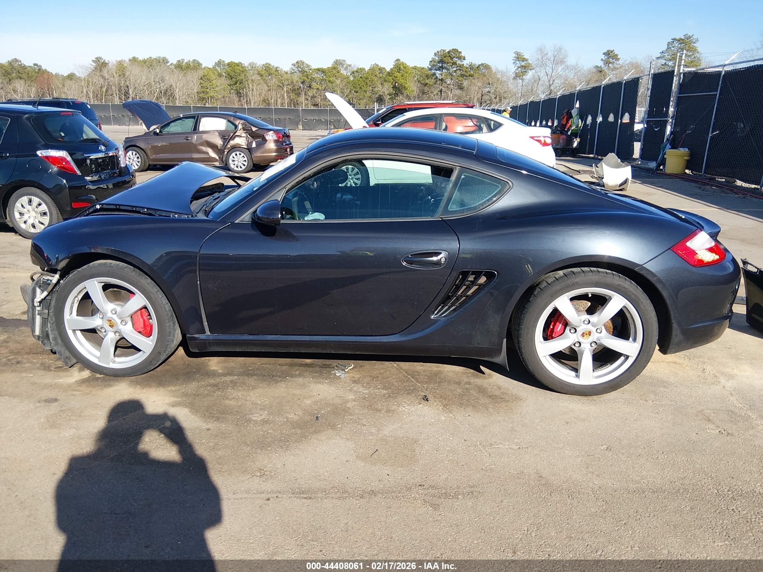 2007 Porsche Cayman S   Blue vin: WP0AB29877U783579