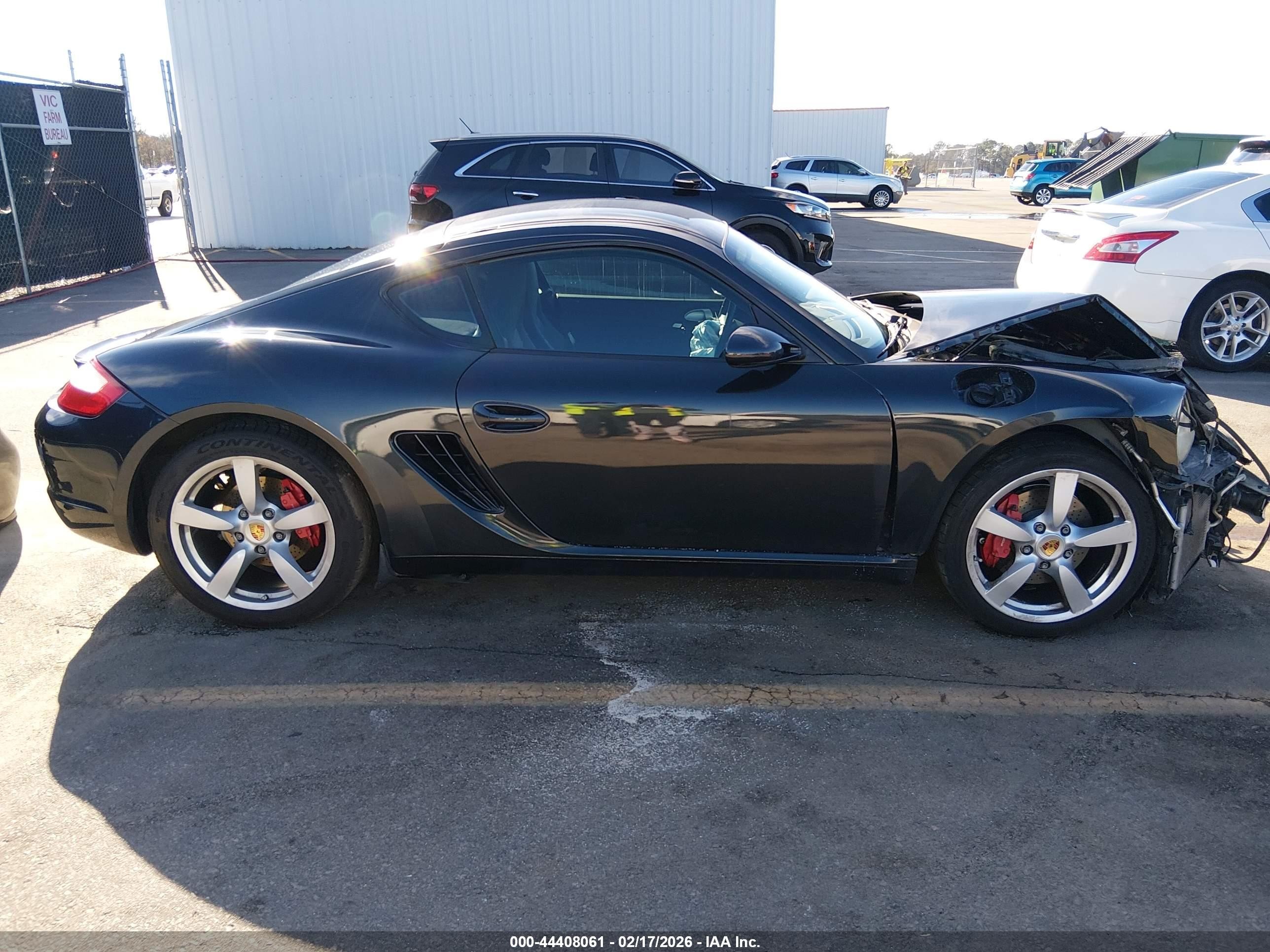 2007 Porsche Cayman S   Blue vin: WP0AB29877U783579