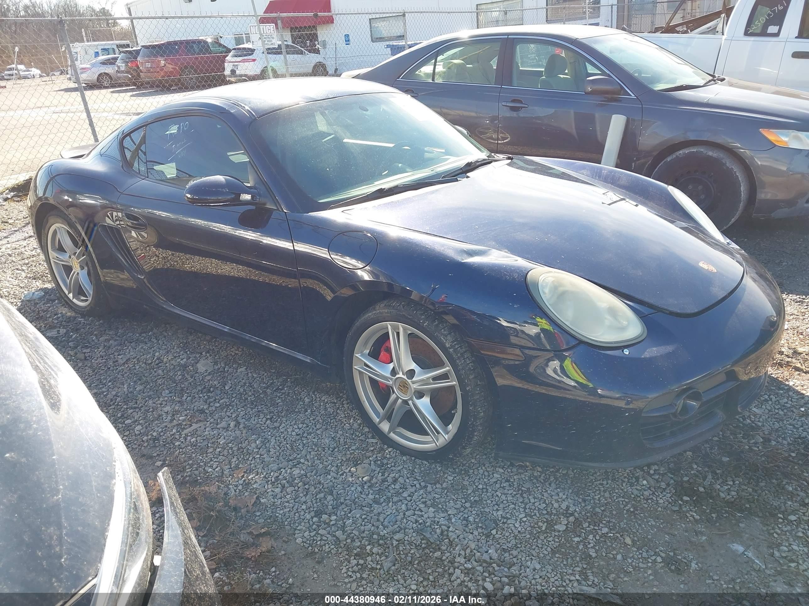 2008 Porsche Cayman S   Dark Blue vin: WP0AB29878U780649