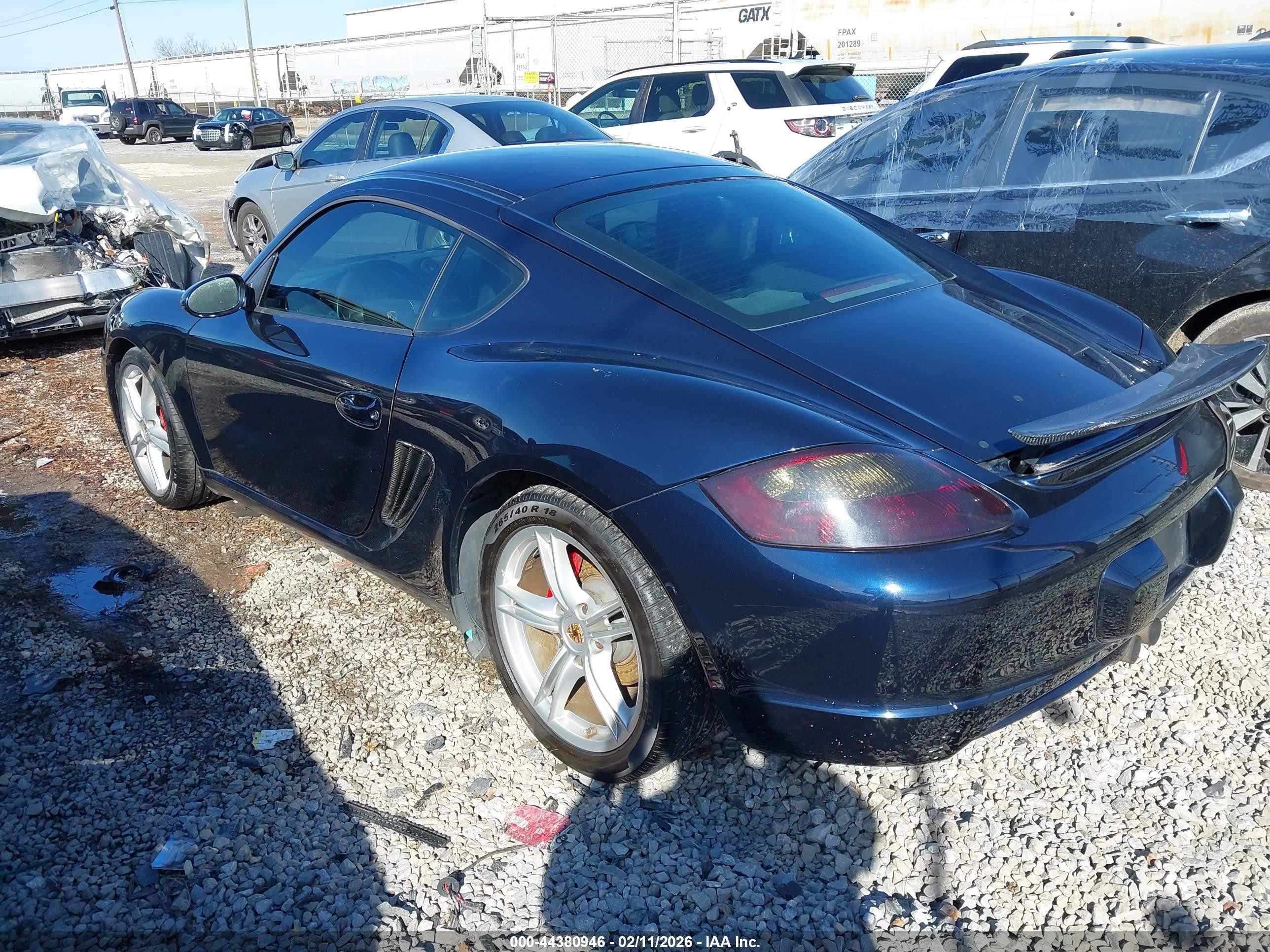 2008 Porsche Cayman S   Dark Blue vin: WP0AB29878U780649