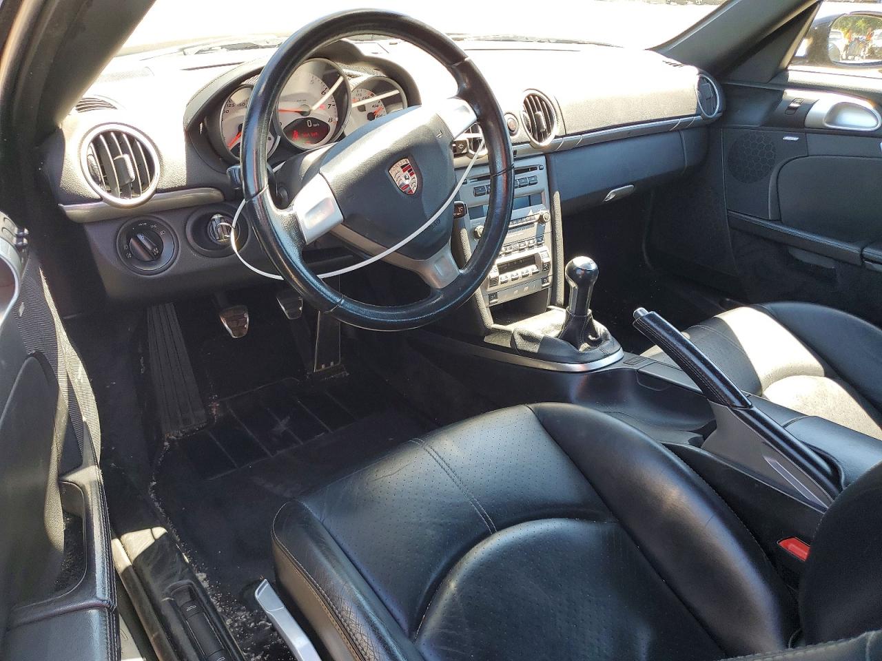 2006 Porsche Cayman S Black vin: WP0AB29886U780558