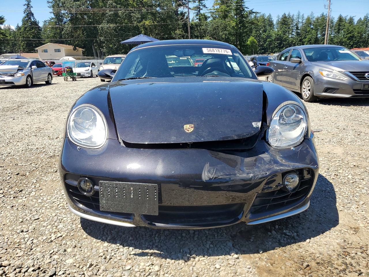 2006 Porsche Cayman S Black vin: WP0AB29886U780558