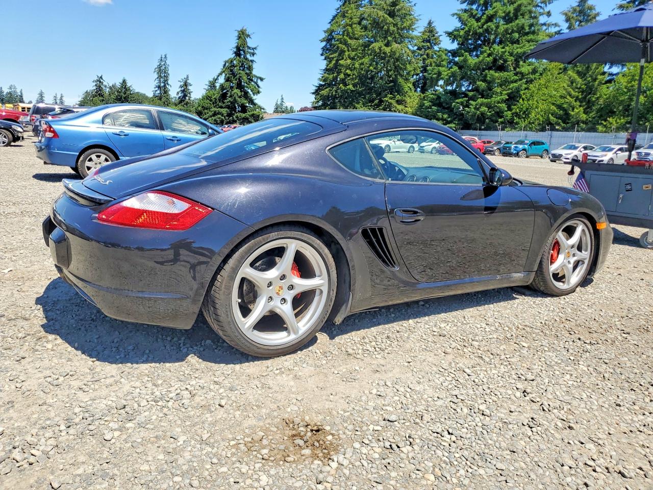 2006 Porsche Cayman S Black vin: WP0AB29886U780558