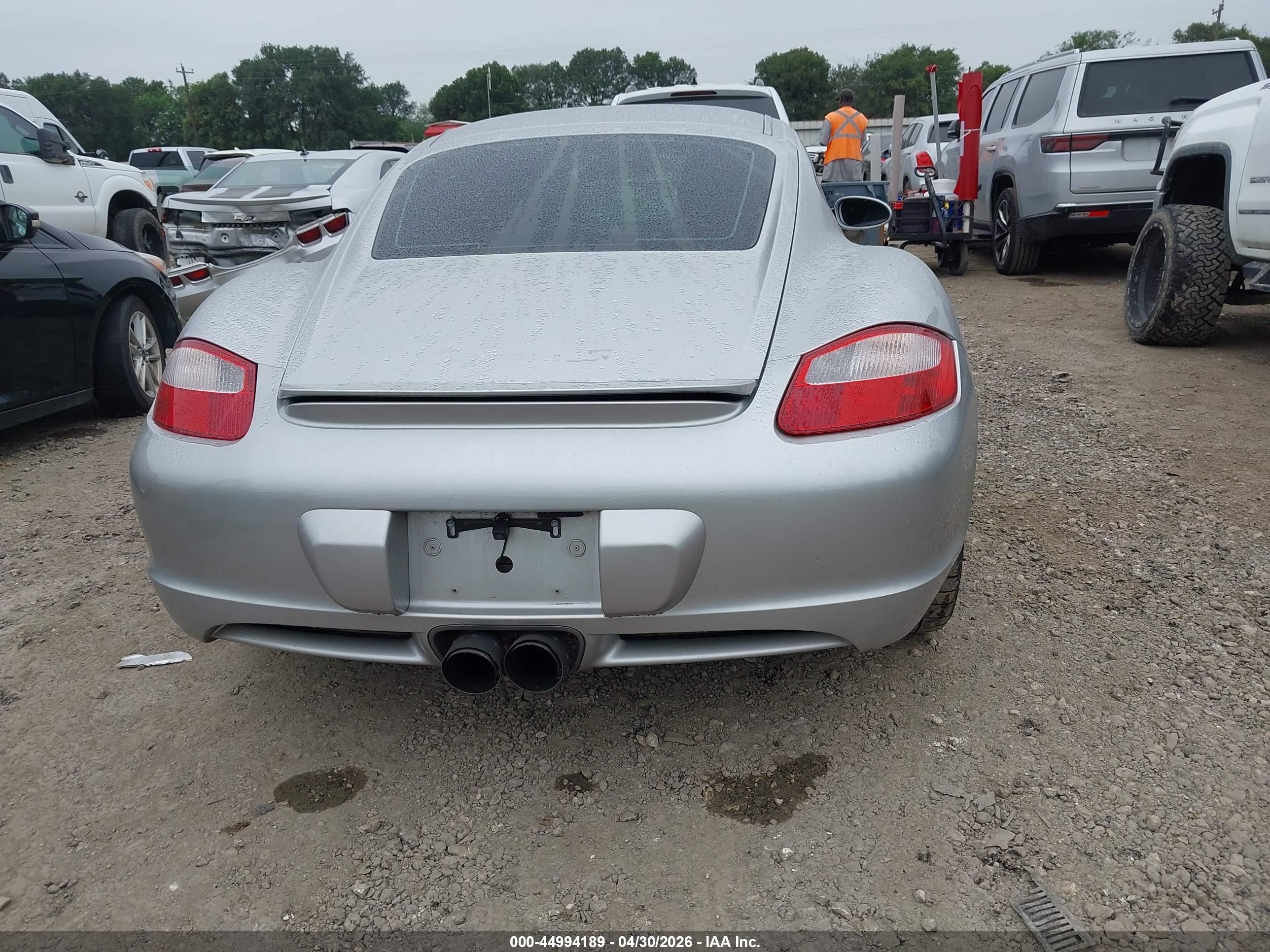 2006 Porsche Cayman S   Silver vin: WP0AB29886U782732
