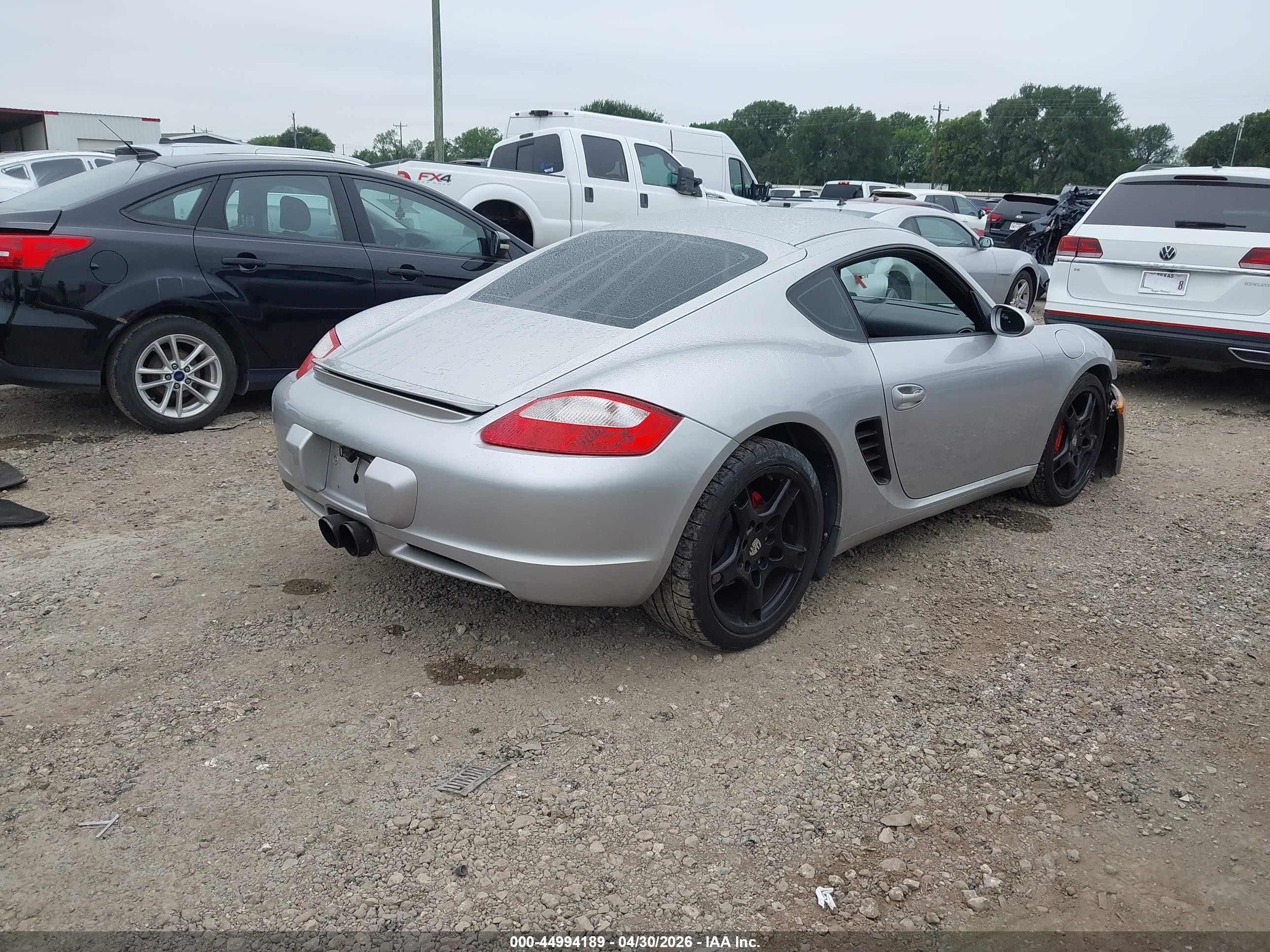 2006 Porsche Cayman S   Silver vin: WP0AB29886U782732