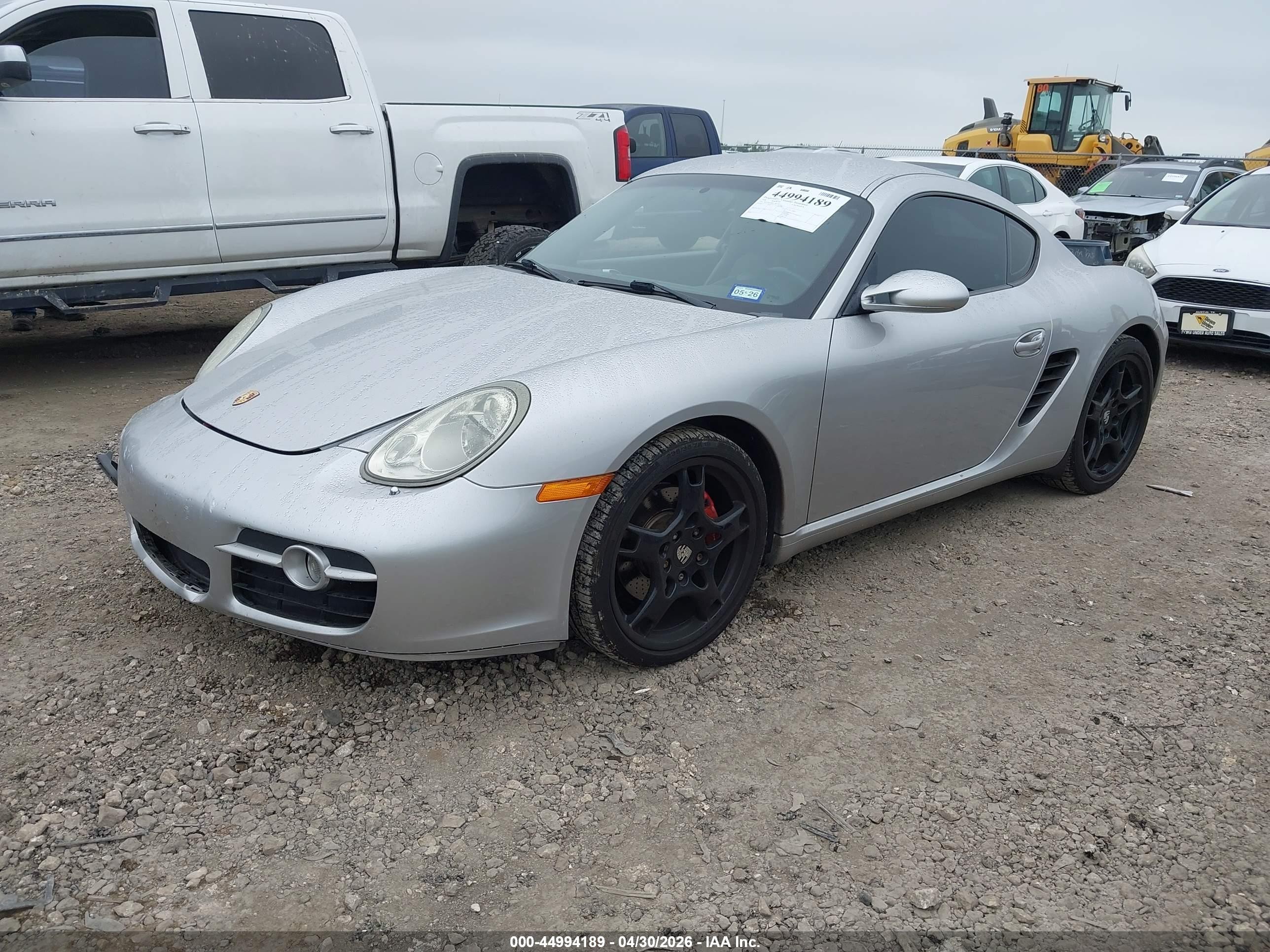 2006 Porsche Cayman S   Silver vin: WP0AB29886U782732