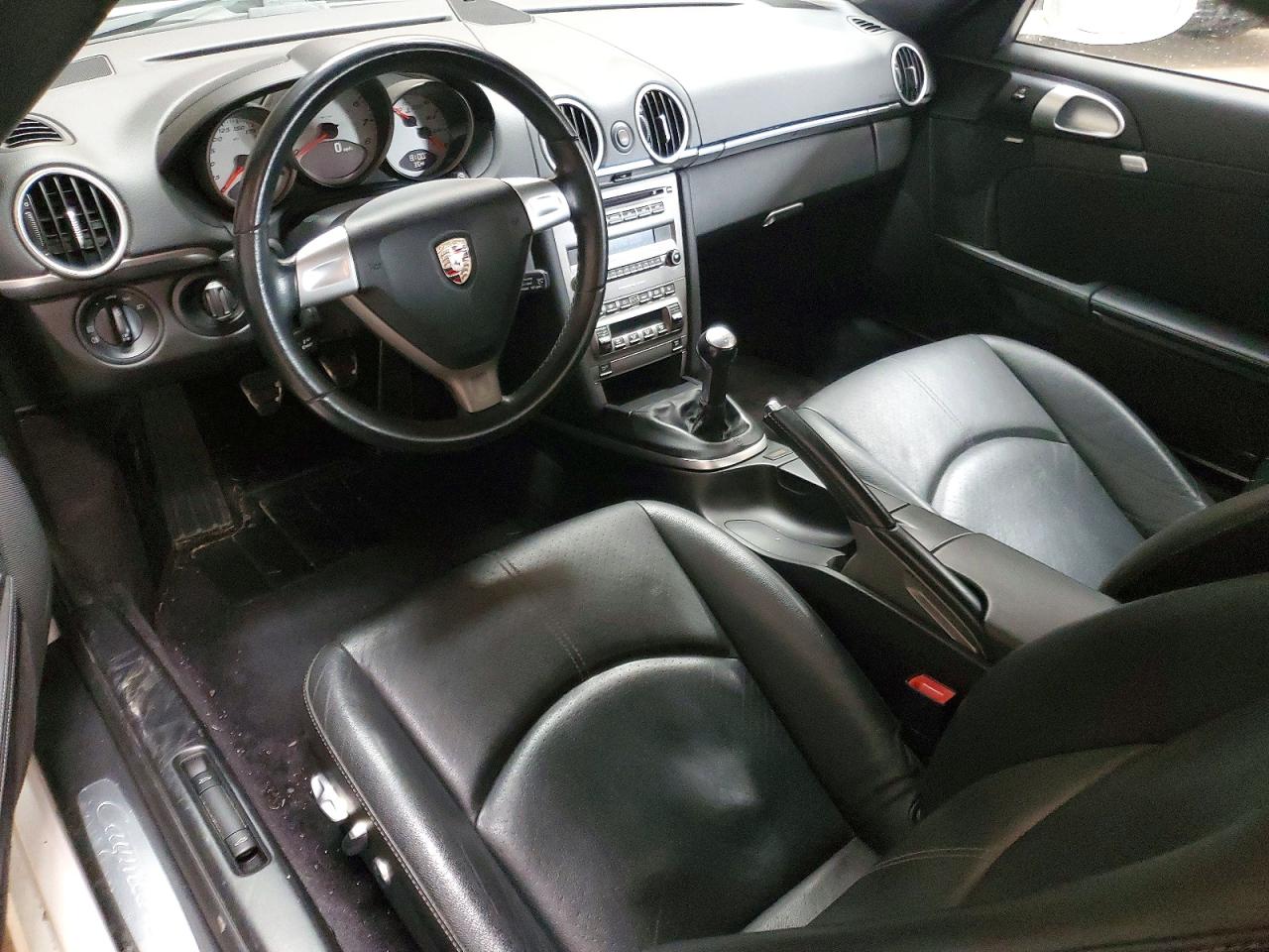 2007 Porsche Cayman S White vin: WP0AB29887U781694