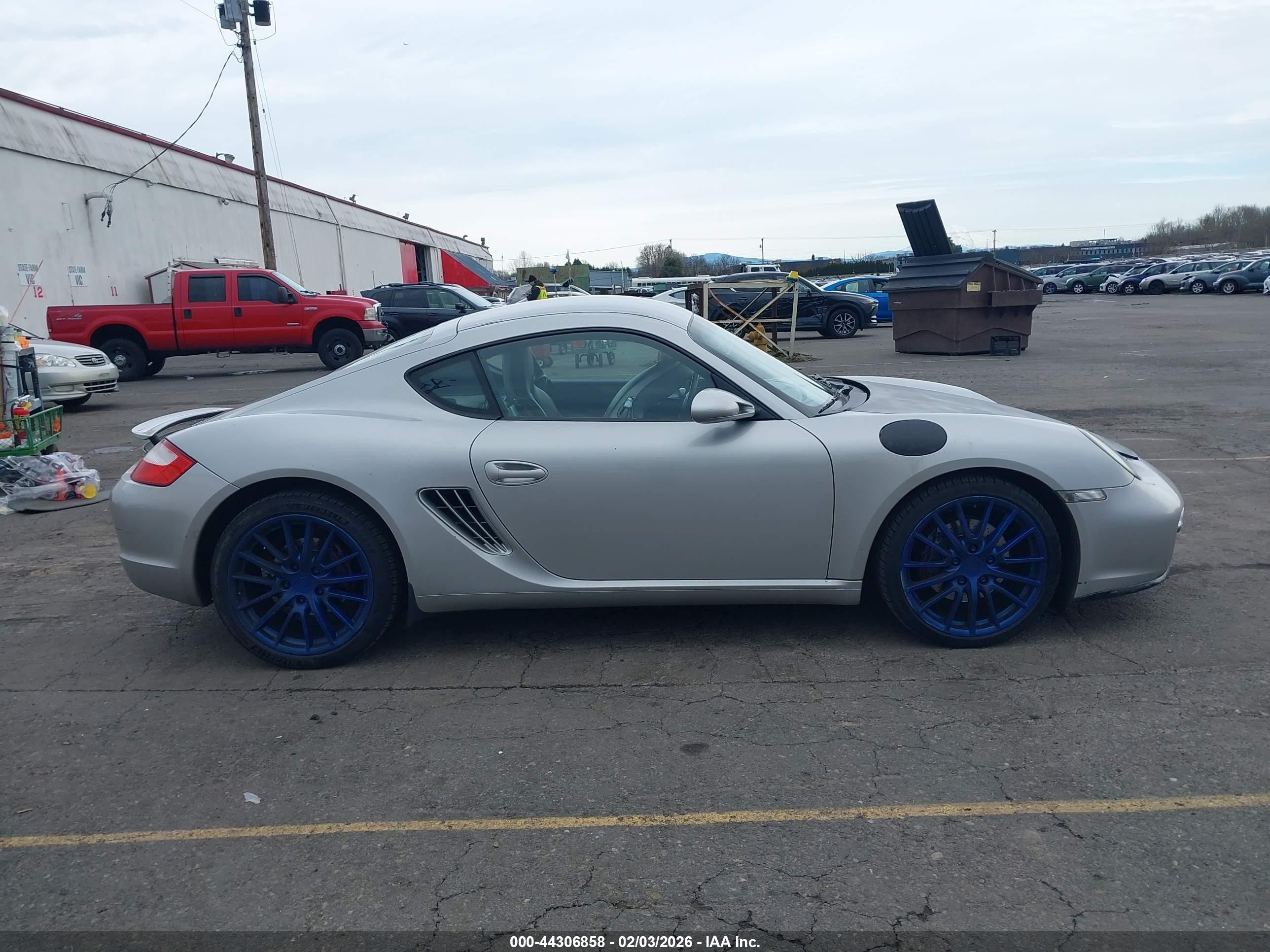 2006 Porsche Cayman S   Silver vin: WP0AB29896U781153