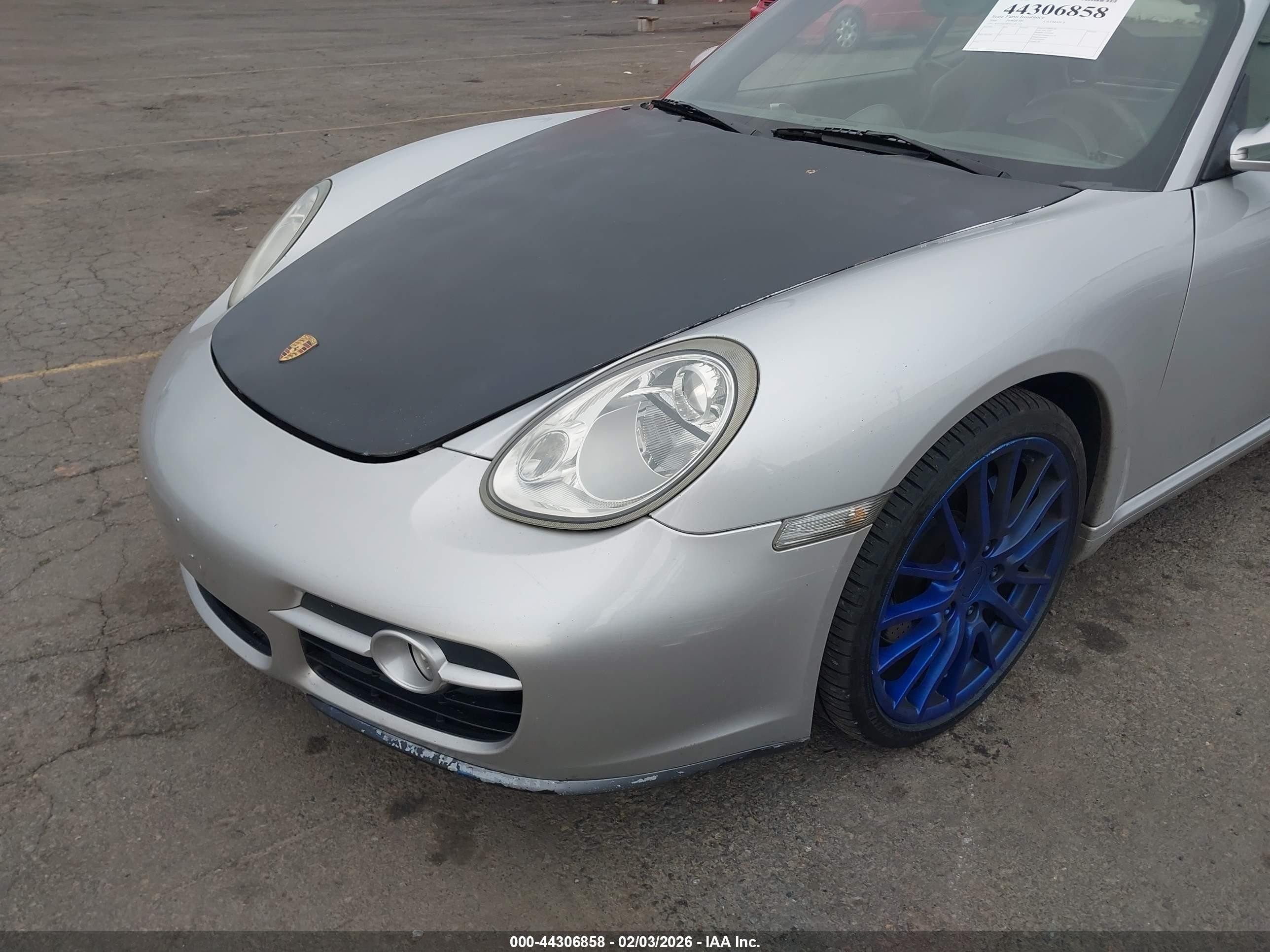 2006 Porsche Cayman S   Silver vin: WP0AB29896U781153