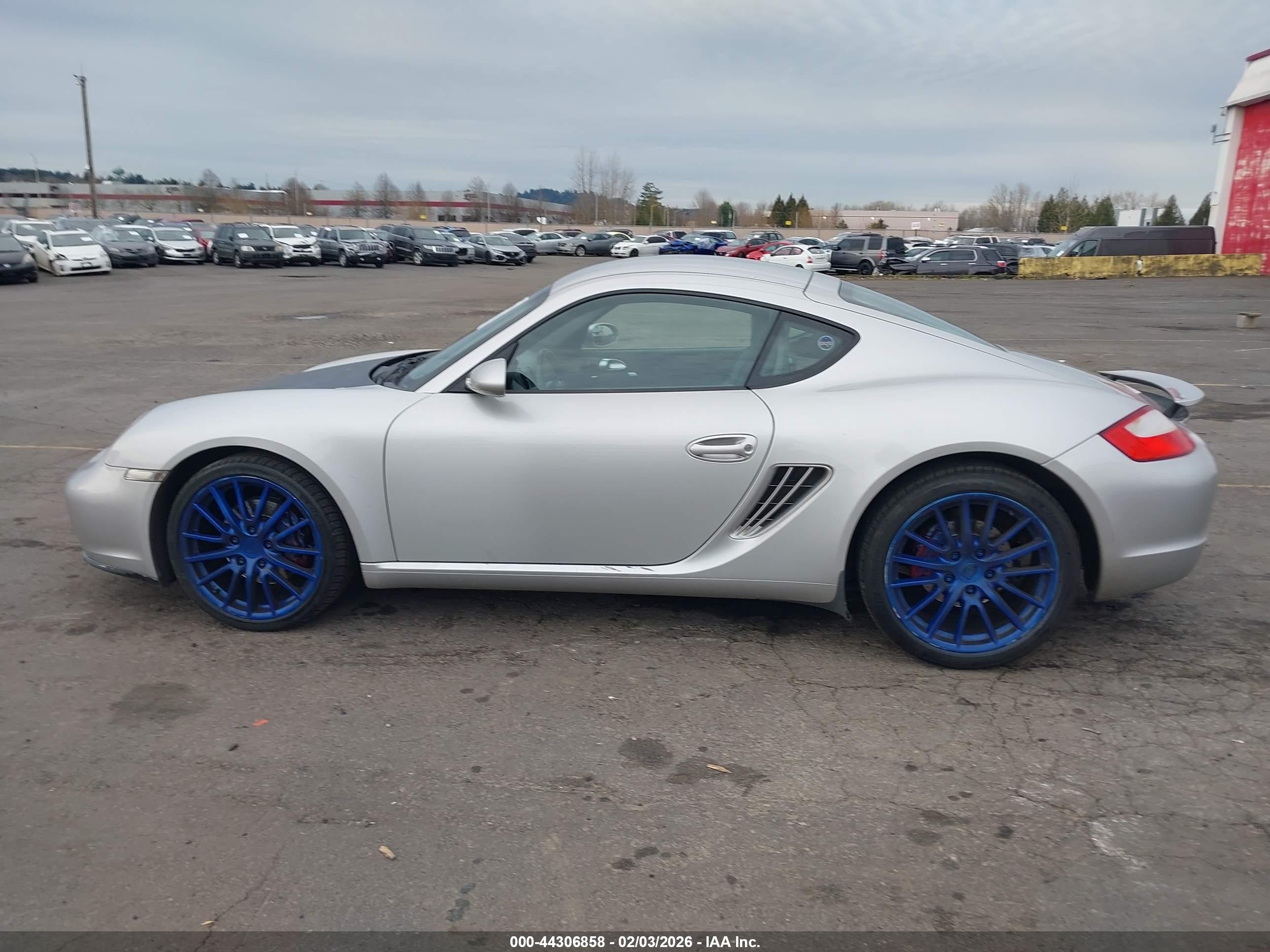 2006 Porsche Cayman S   Silver vin: WP0AB29896U781153