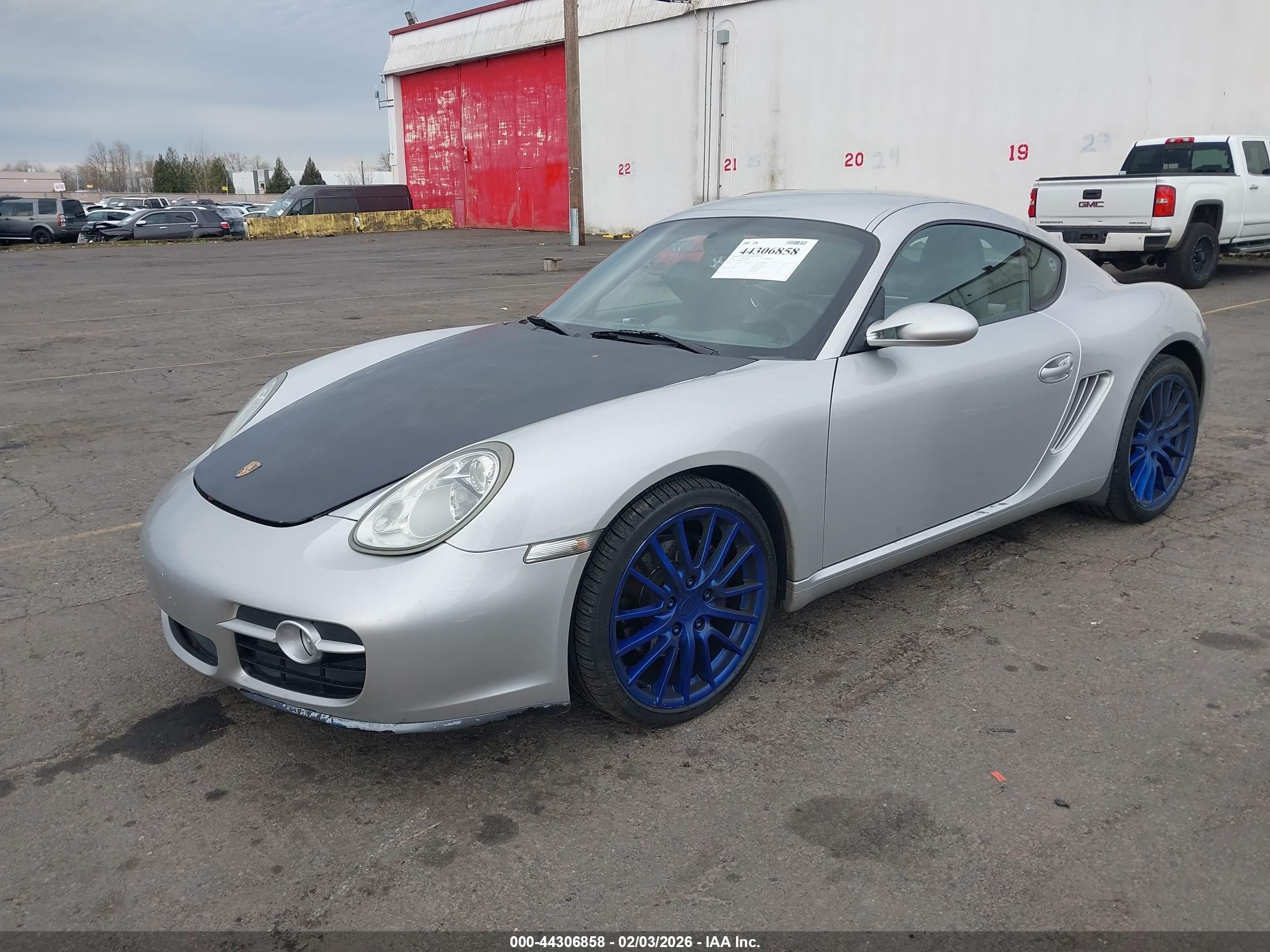 2006 Porsche Cayman S   Silver vin: WP0AB29896U781153