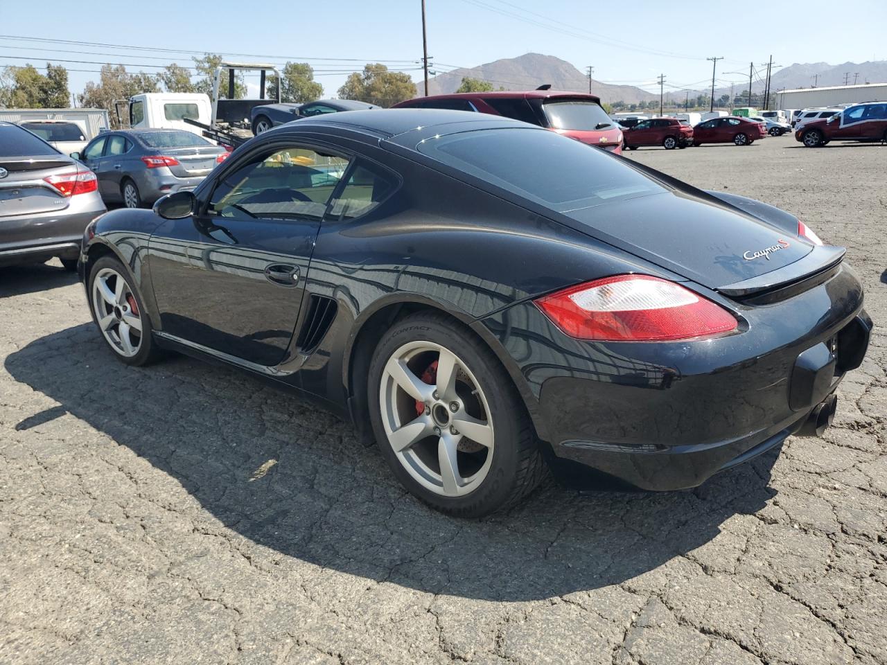 2007 Porsche Cayman S Black vin: WP0AB29897U782854