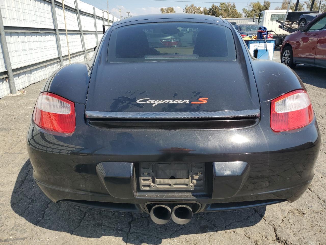 2007 Porsche Cayman S Black vin: WP0AB29897U782854