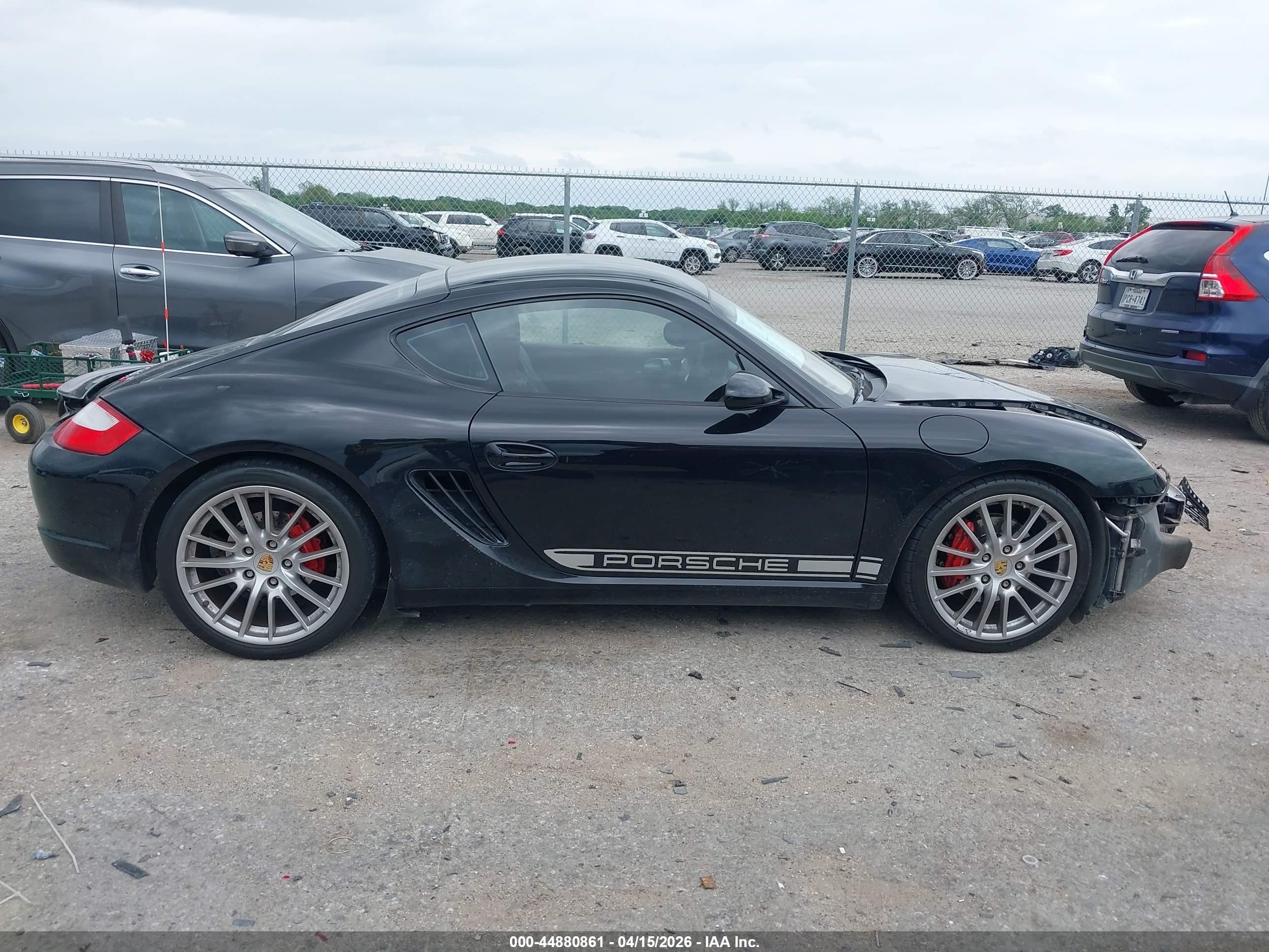2007 Porsche Cayman S   Black vin: WP0AB29897U783471