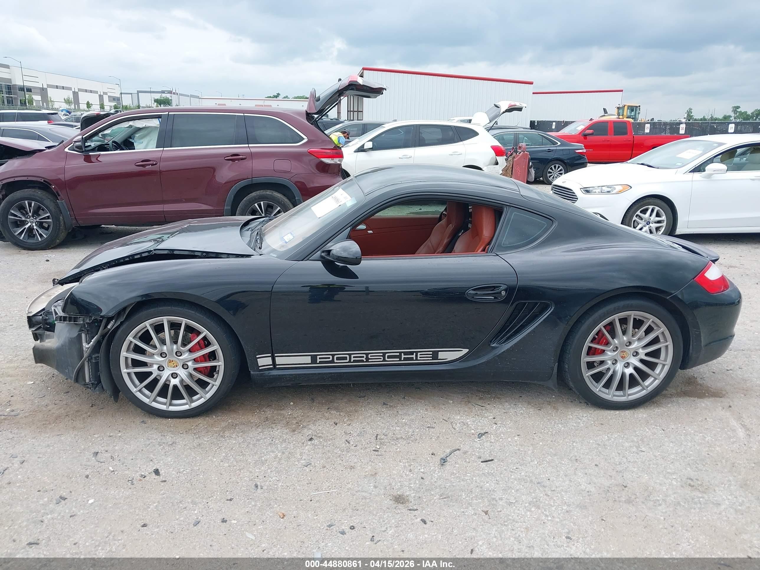 2007 Porsche Cayman S   Black vin: WP0AB29897U783471