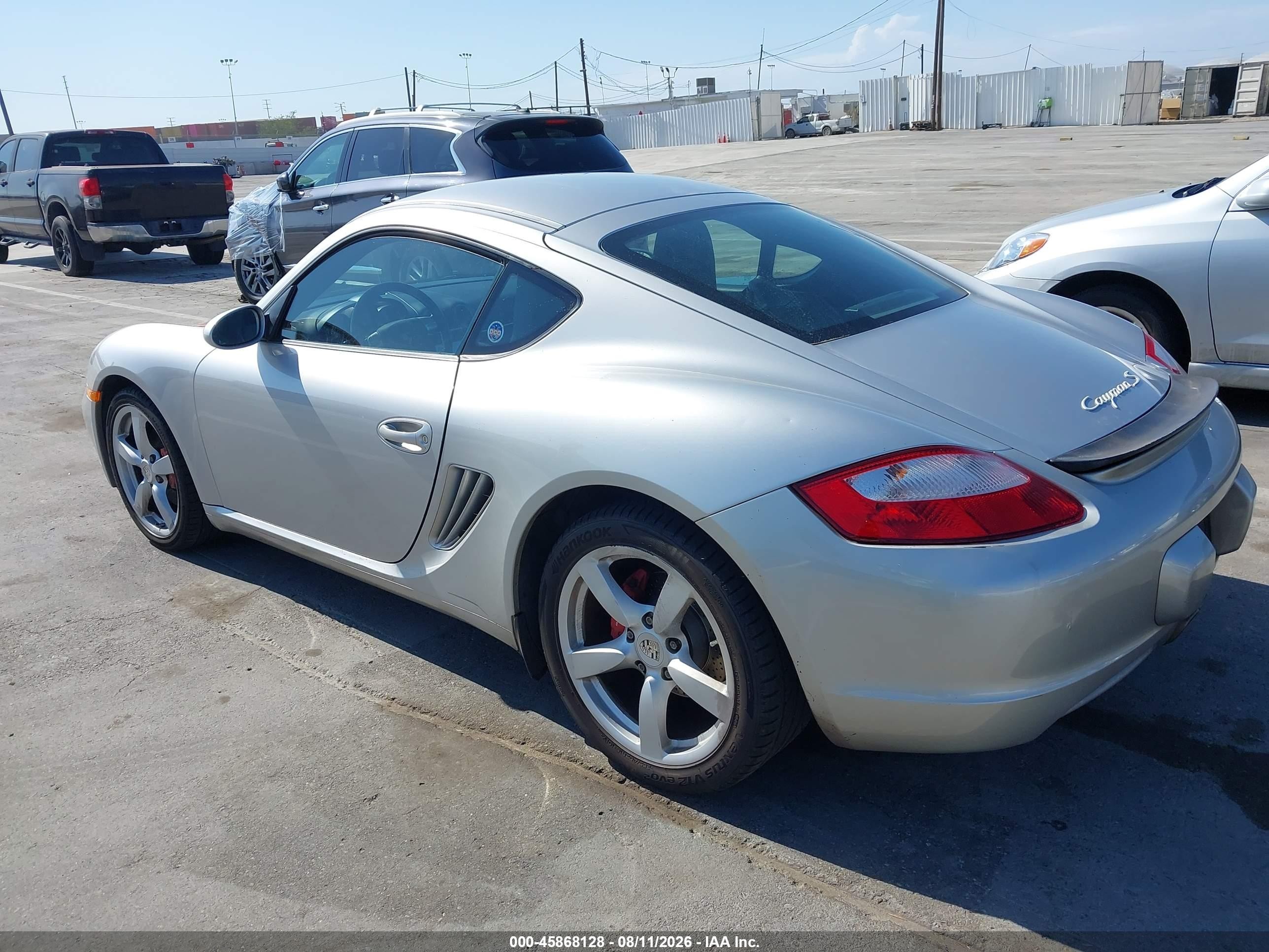 2006 Porsche Cayman S   Silver vin: WP0AB298X6U782652