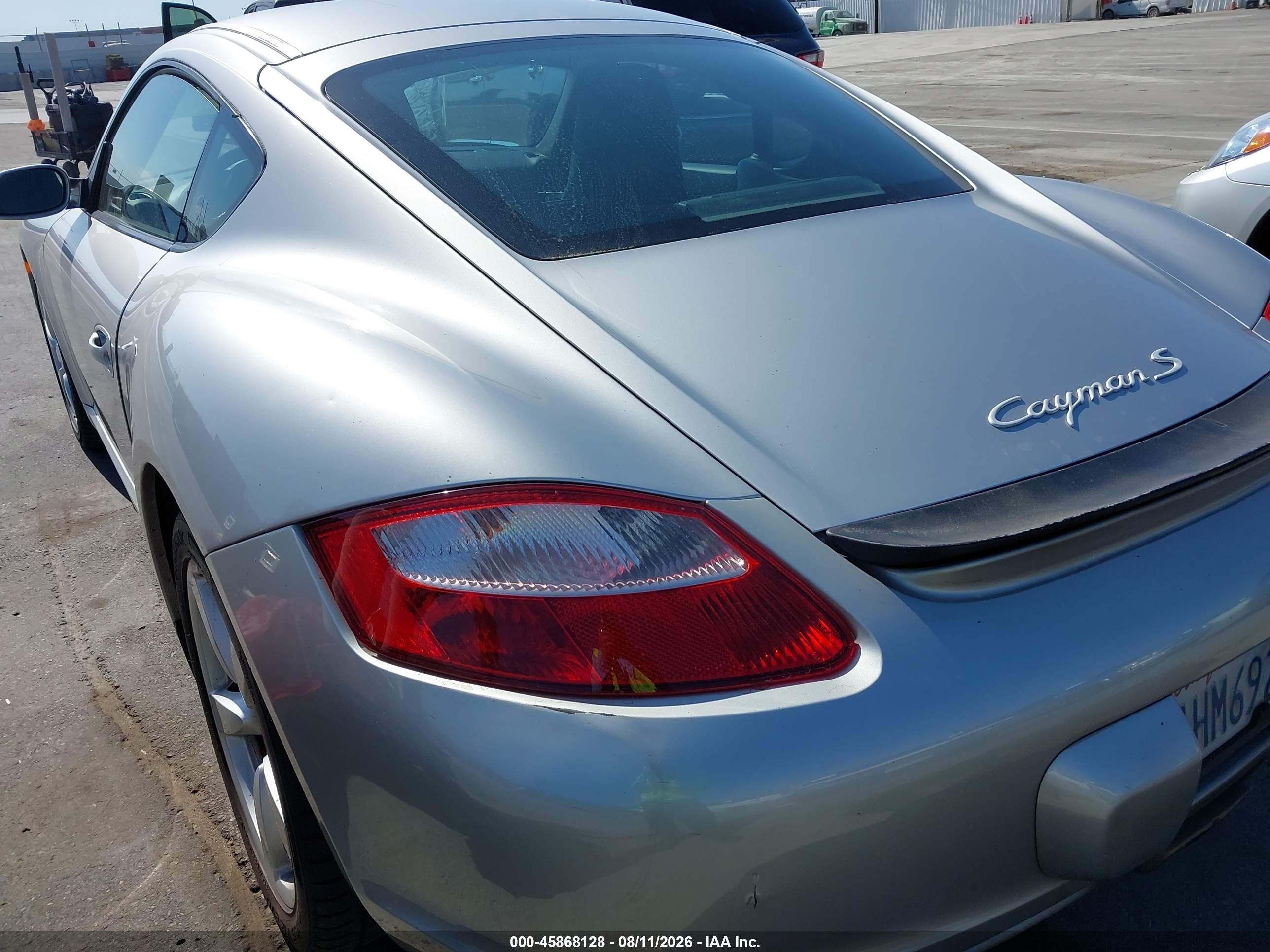 2006 Porsche Cayman S   Silver vin: WP0AB298X6U782652