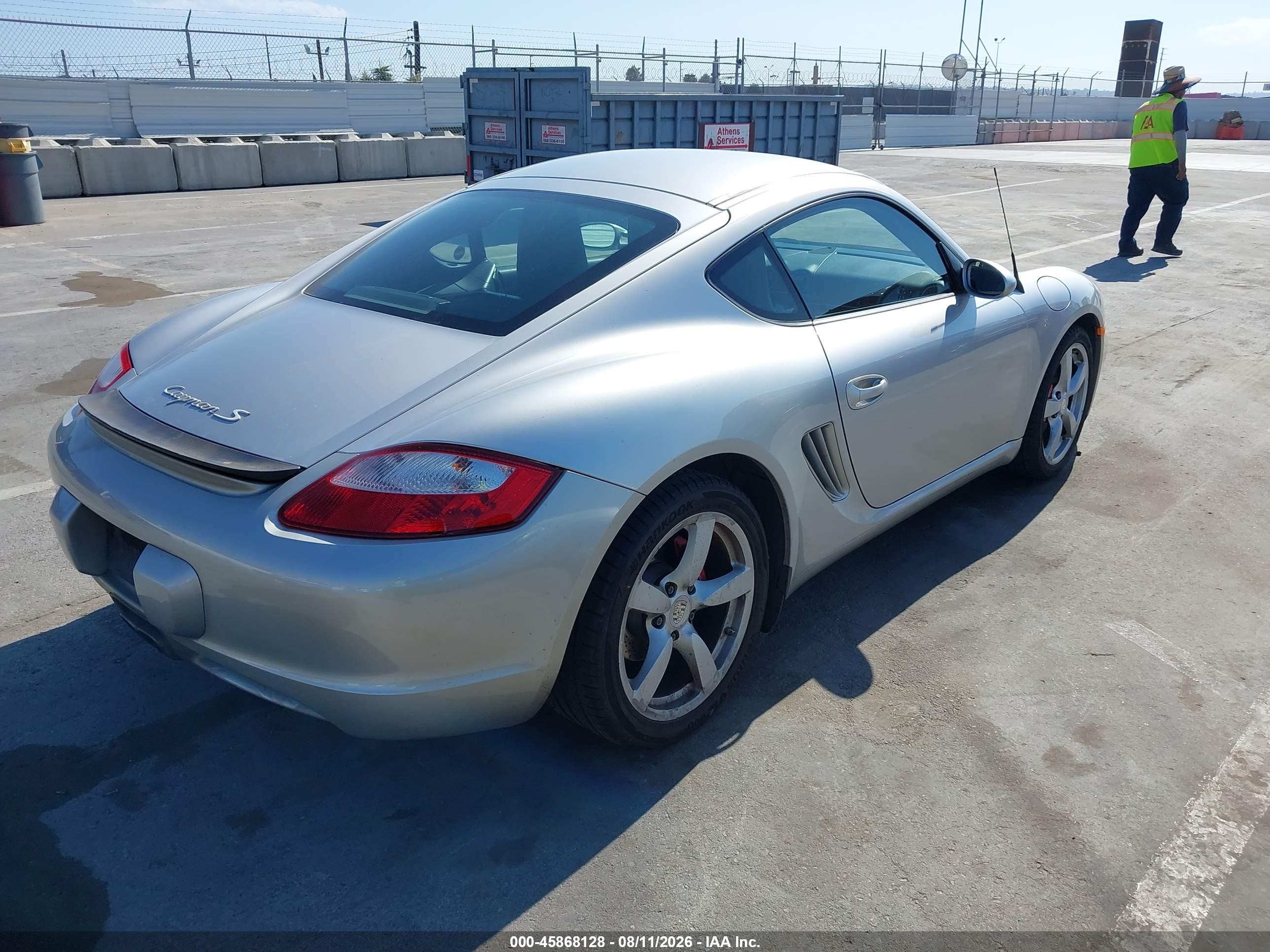 2006 Porsche Cayman S   Silver vin: WP0AB298X6U782652