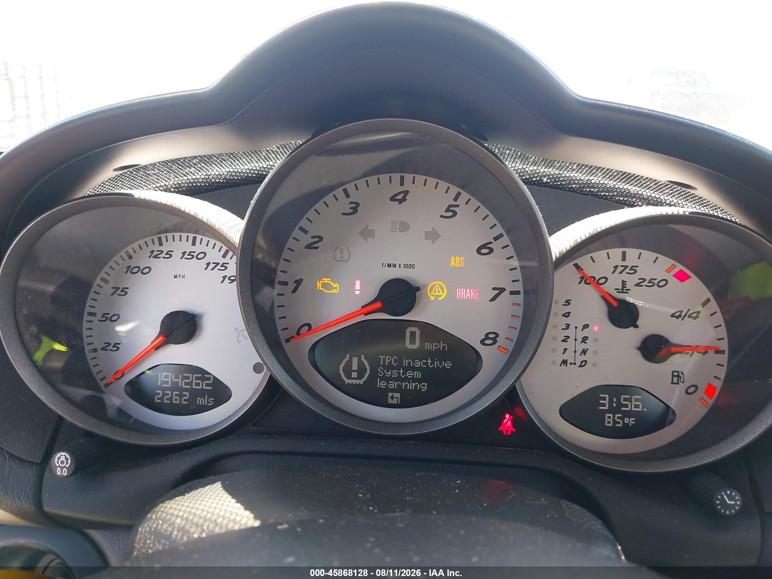 2006 Porsche Cayman S   Silver vin: WP0AB298X6U782652