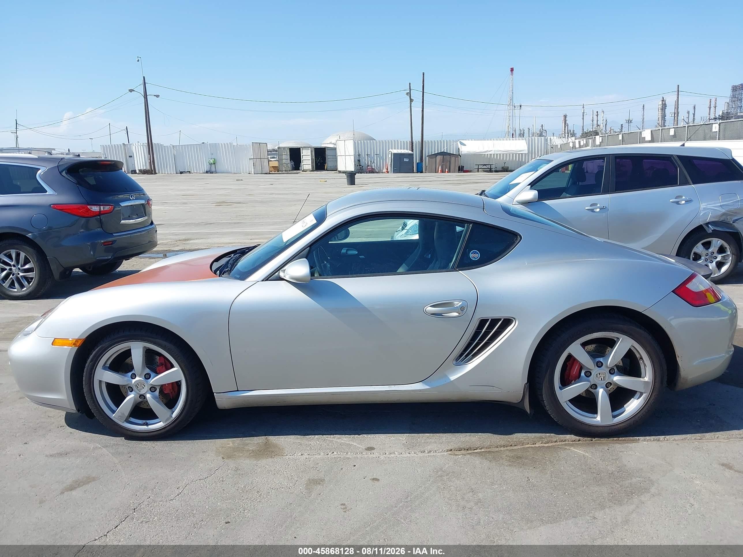 2006 Porsche Cayman S   Silver vin: WP0AB298X6U782652