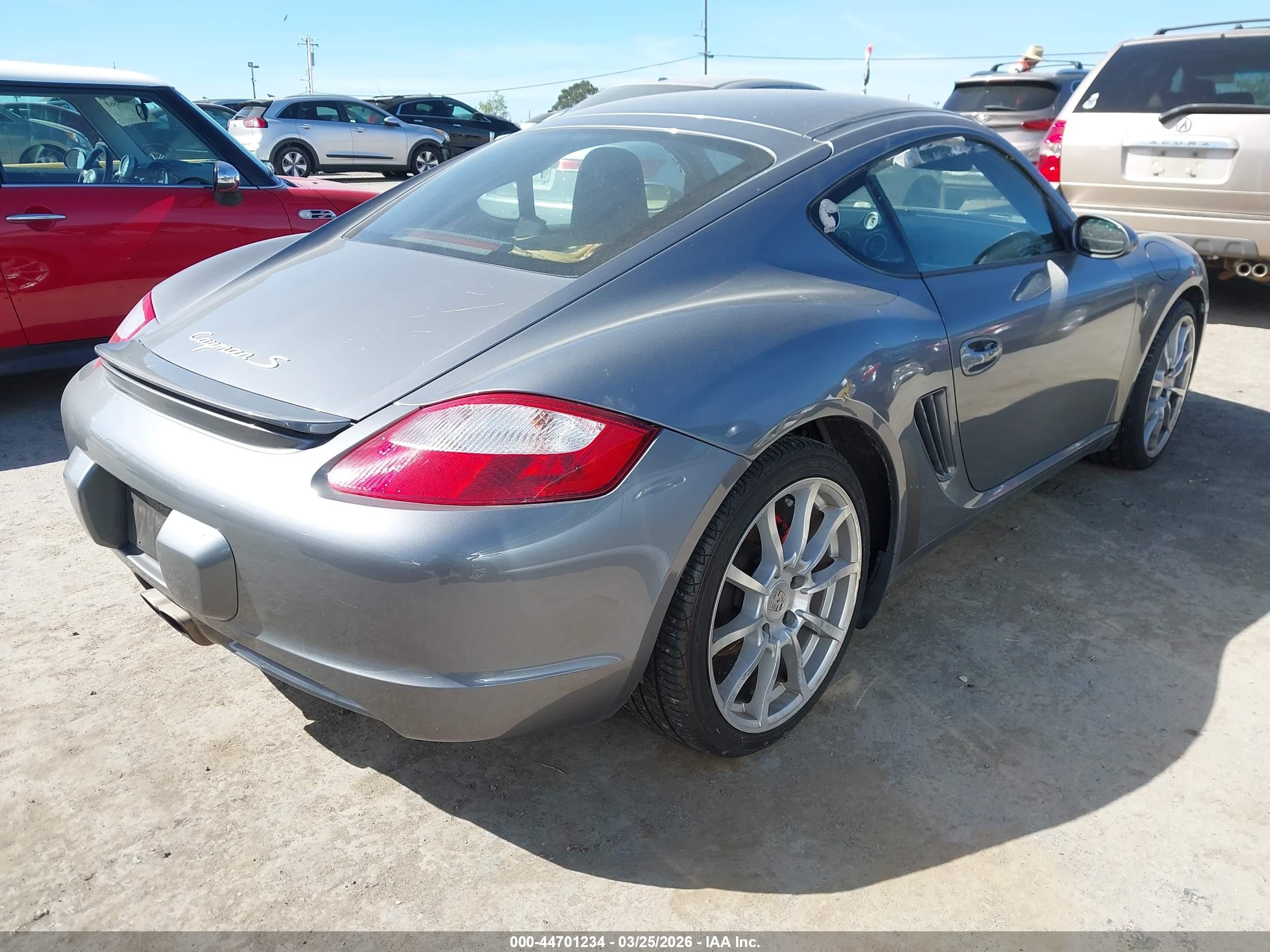2006 Porsche Cayman S   Gray vin: WP0AB298X6U784983