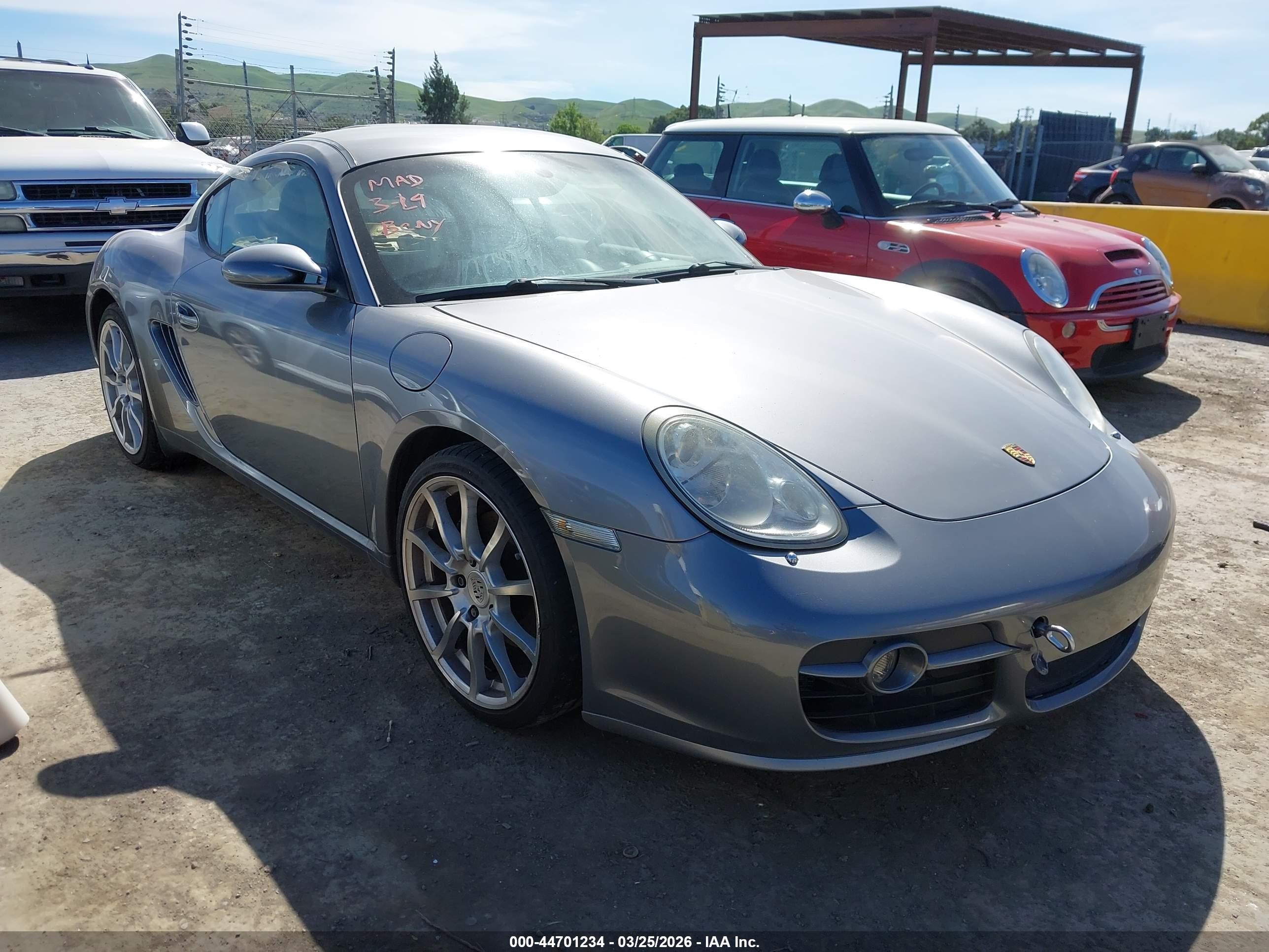 2006 Porsche Cayman S   Gray vin: WP0AB298X6U784983