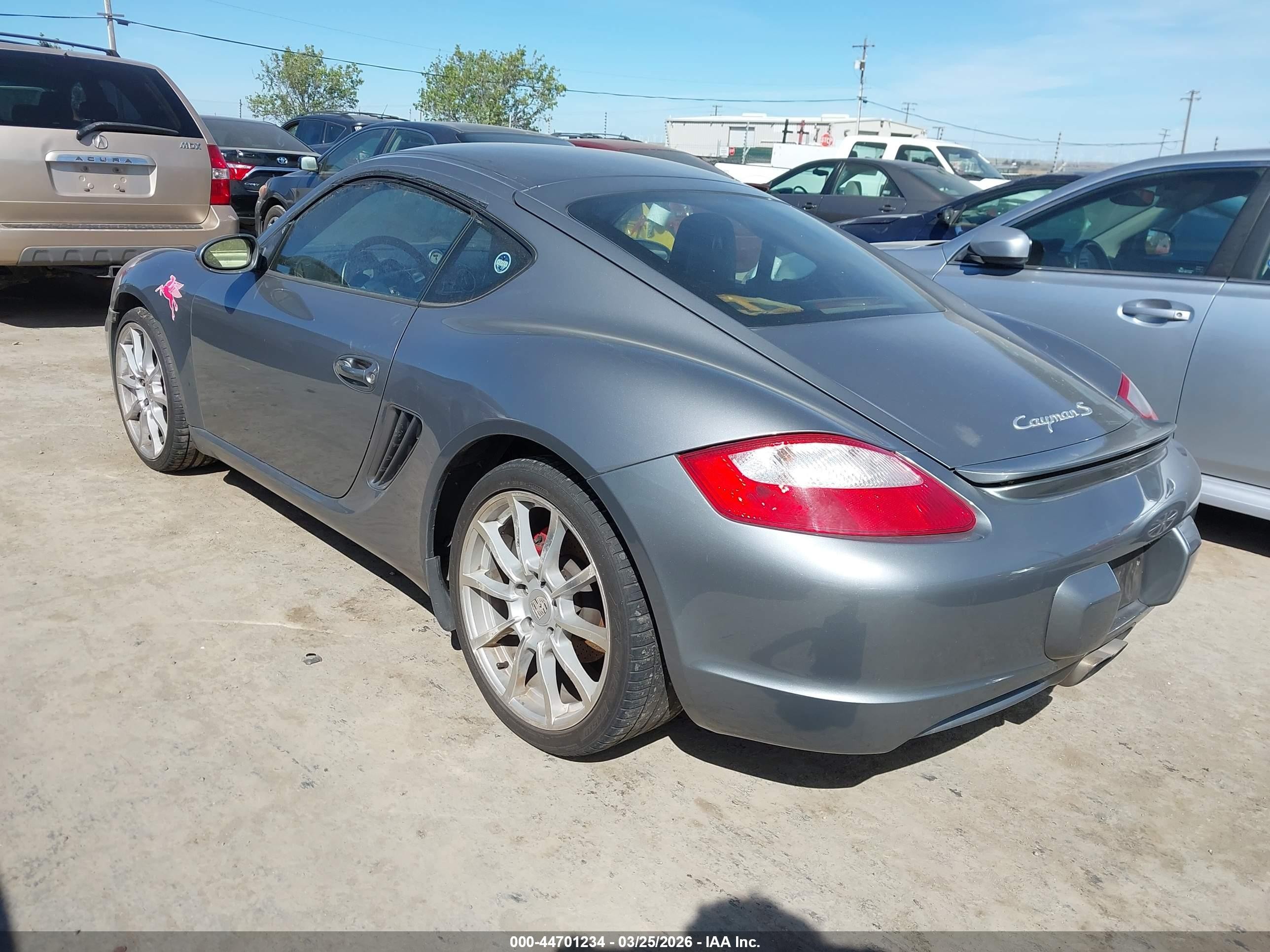 2006 Porsche Cayman S   Gray vin: WP0AB298X6U784983