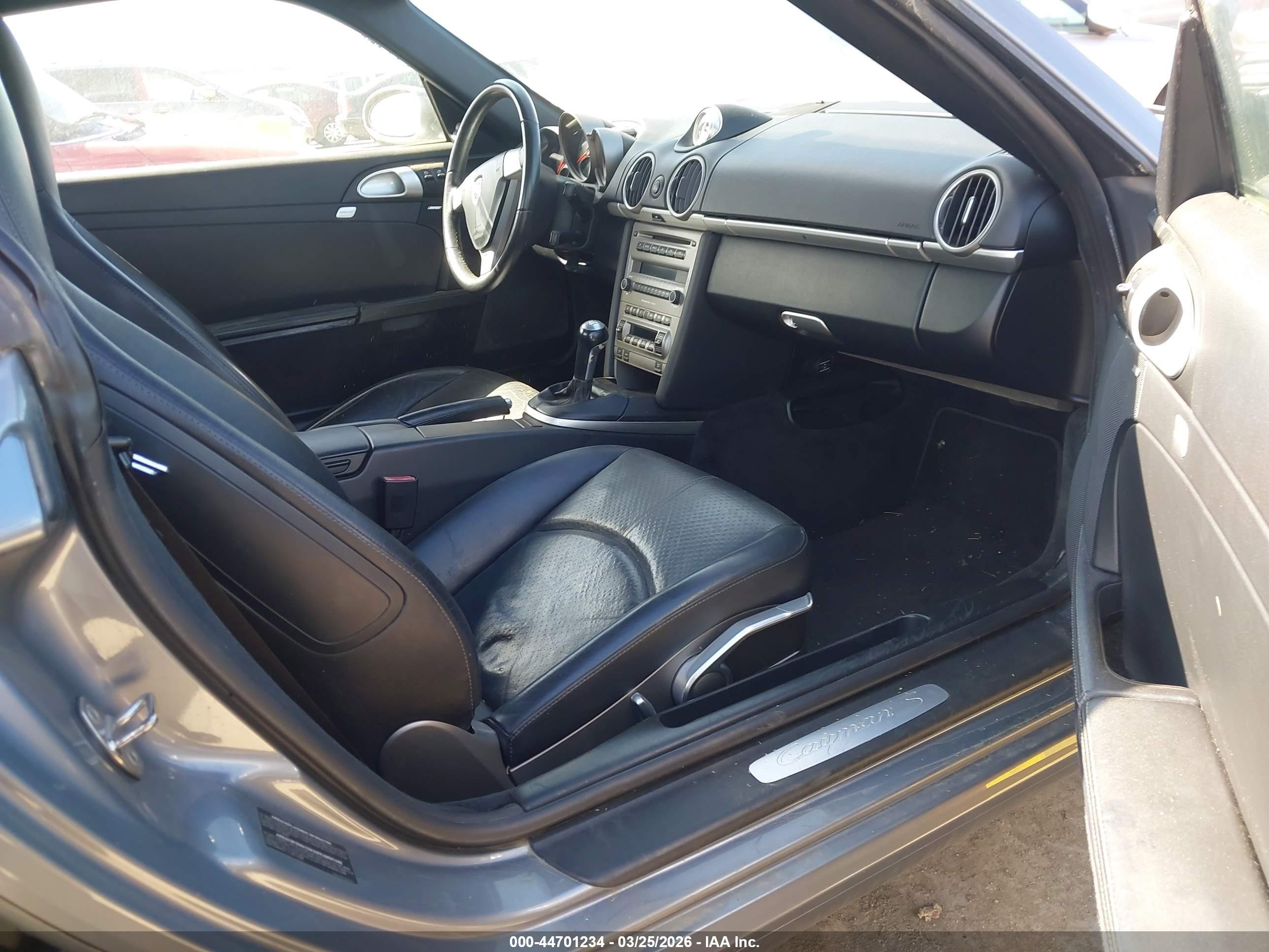 2006 Porsche Cayman S   Gray vin: WP0AB298X6U784983