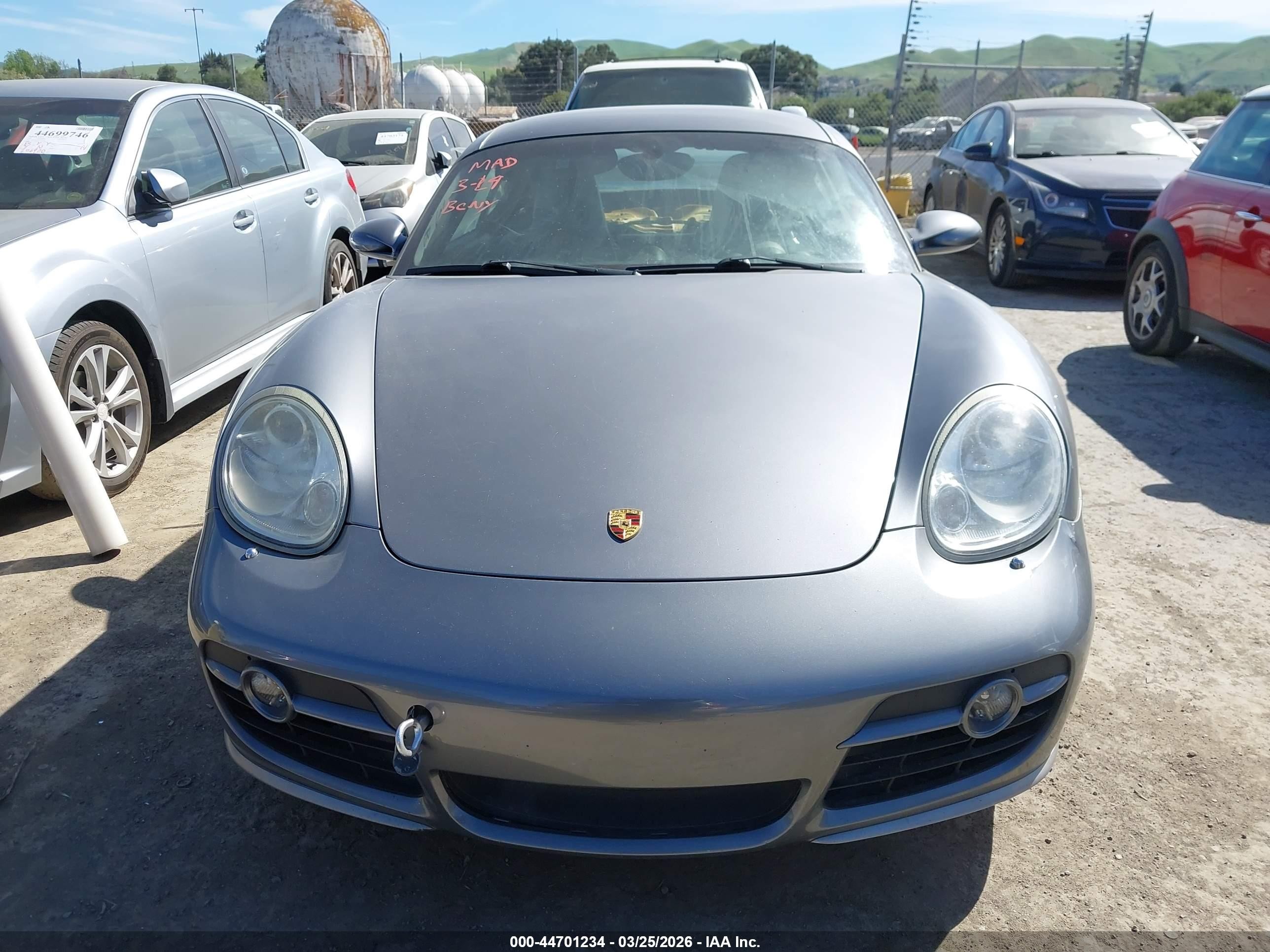 2006 Porsche Cayman S   Gray vin: WP0AB298X6U784983