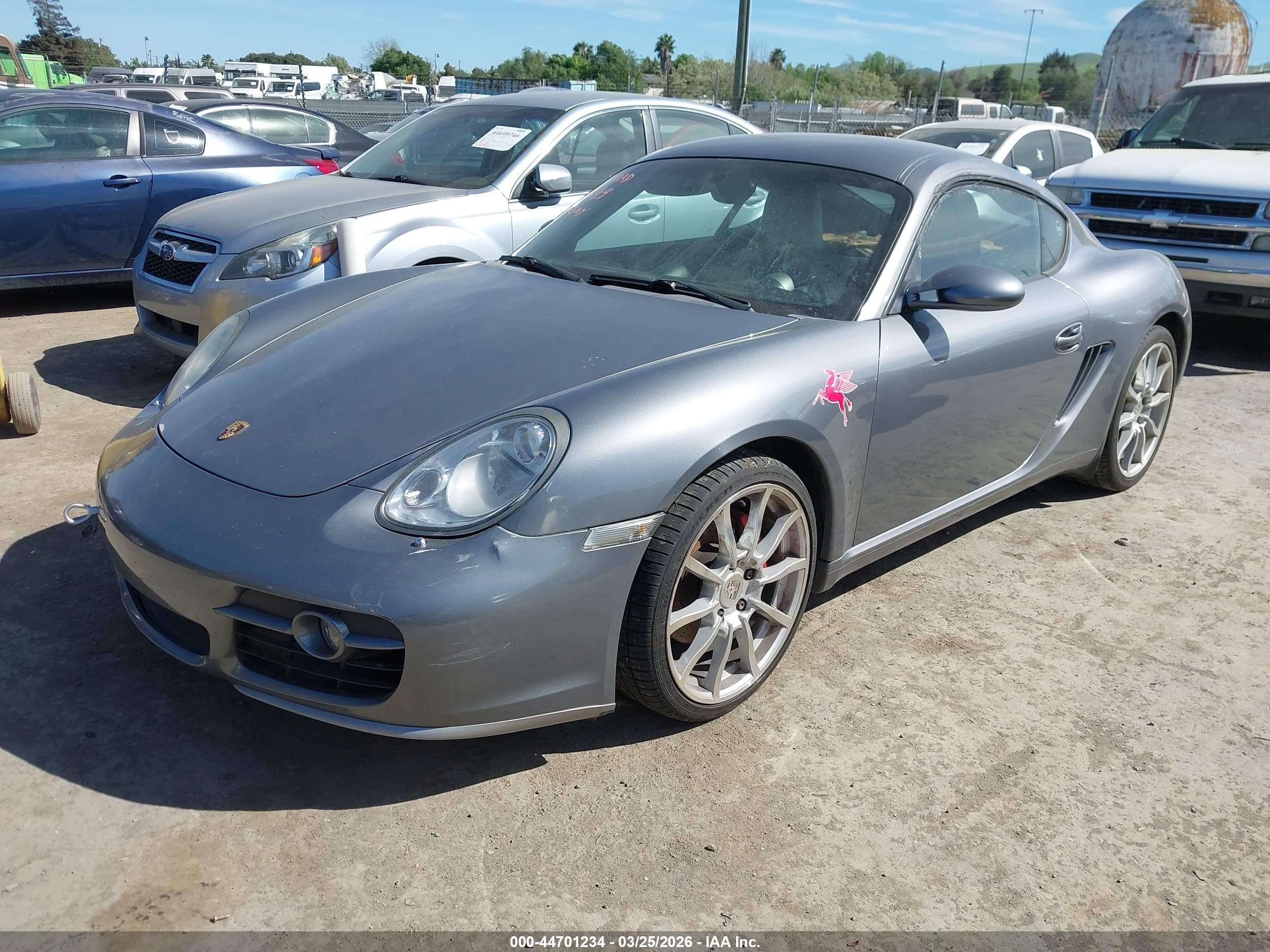 2006 Porsche Cayman S   Gray vin: WP0AB298X6U784983