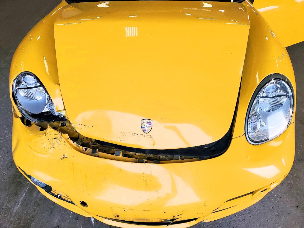2007 Porsche Cayman S Yellow vin: WP0AB298X7U780305