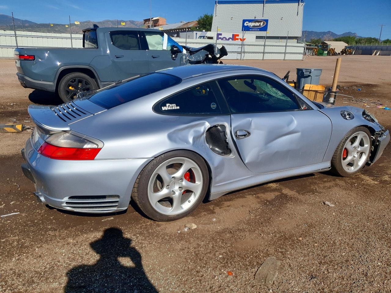 2001 Porsche 911 Turbo Silver vin: WP0AB29901S686834