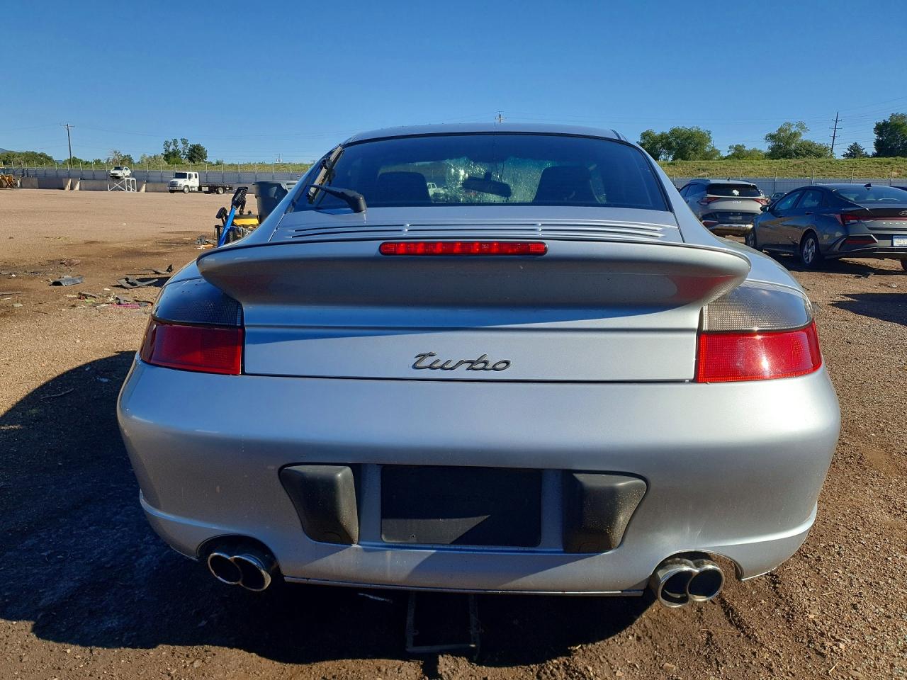 2001 Porsche 911 Turbo Silver vin: WP0AB29901S686834