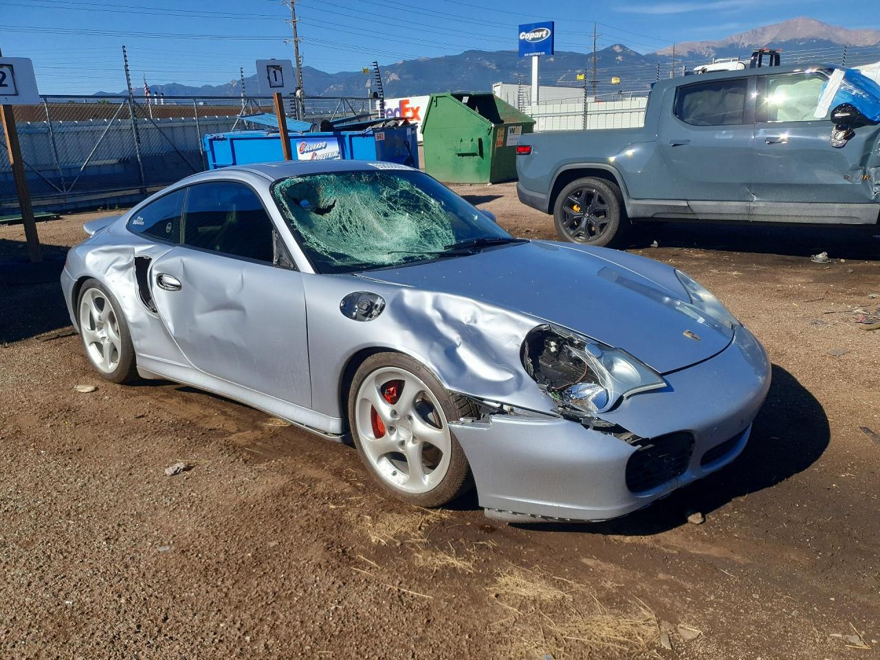 2001 Porsche 911 Turbo Silver vin: WP0AB29901S686834