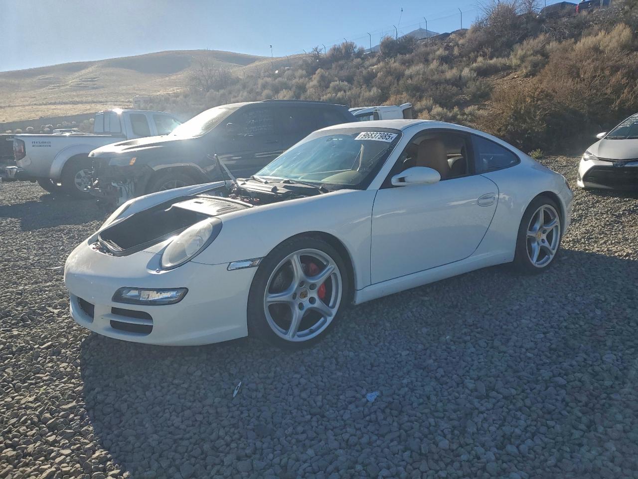 2008 Porsche 911 Carrera S Белый vin: WP0AB29908S730678
