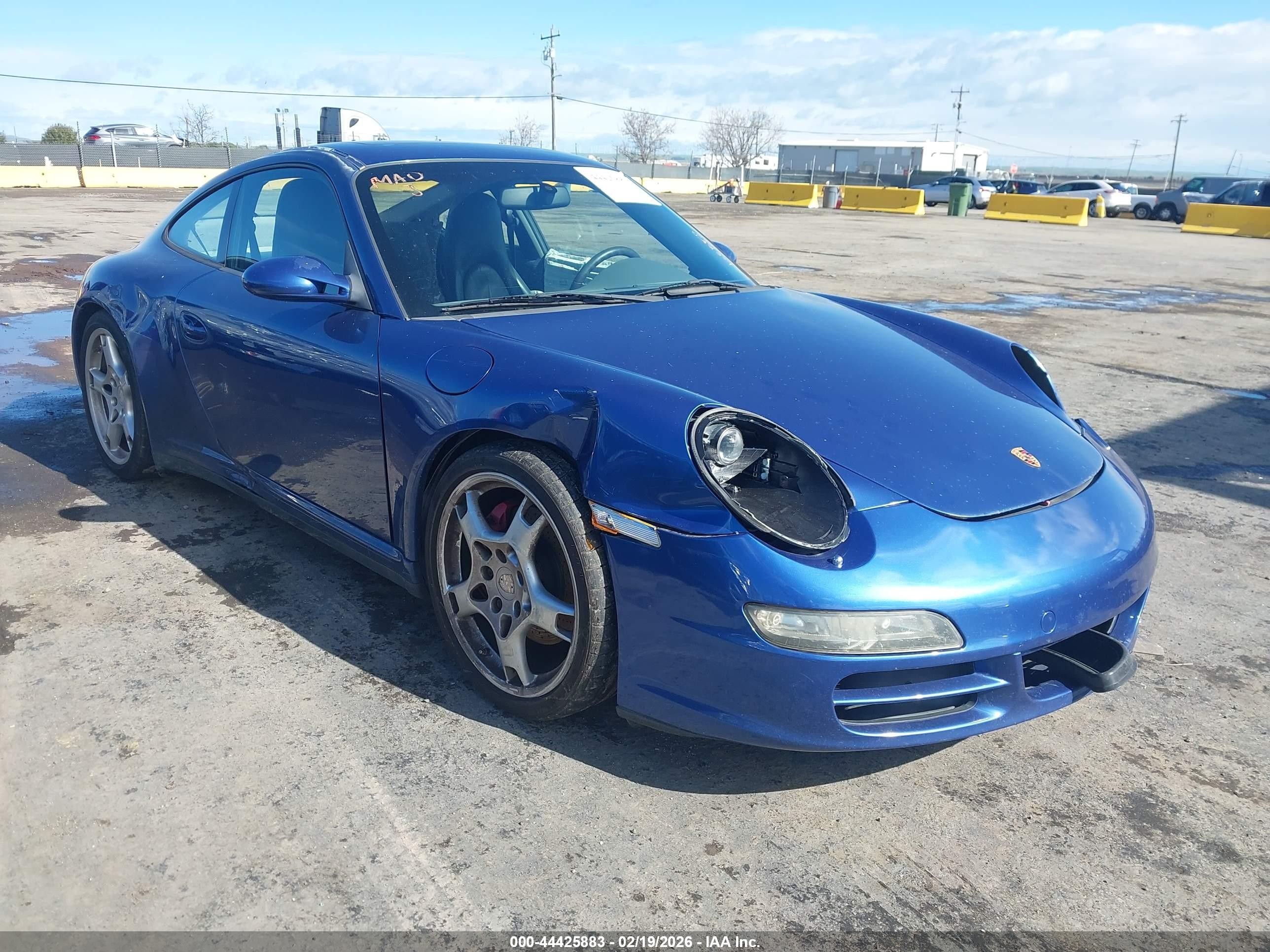 2008 Porsche 911 Carrera 4s Blue vin: WP0AB29928S730486