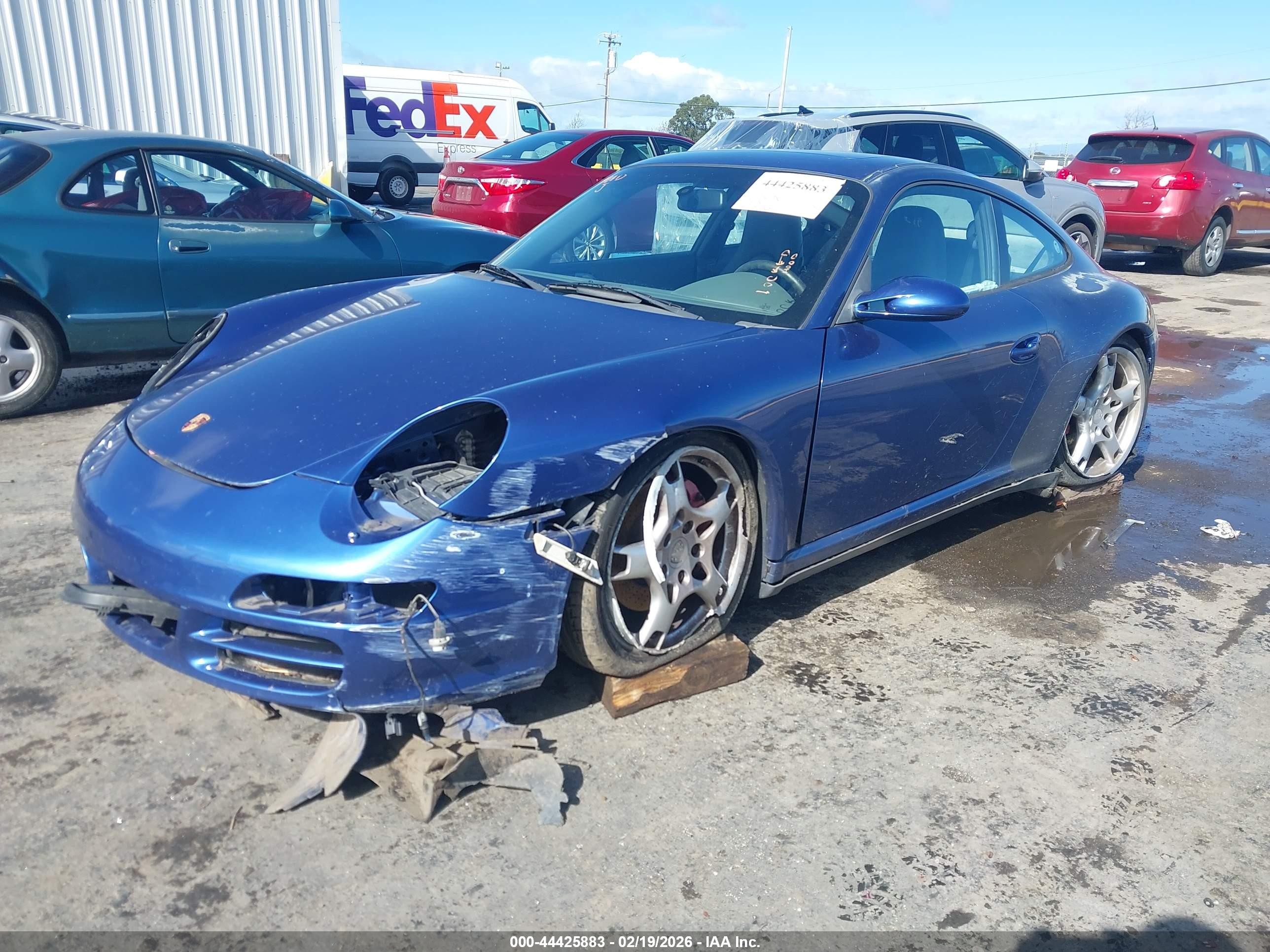 2008 Porsche 911 Carrera 4s Blue vin: WP0AB29928S730486