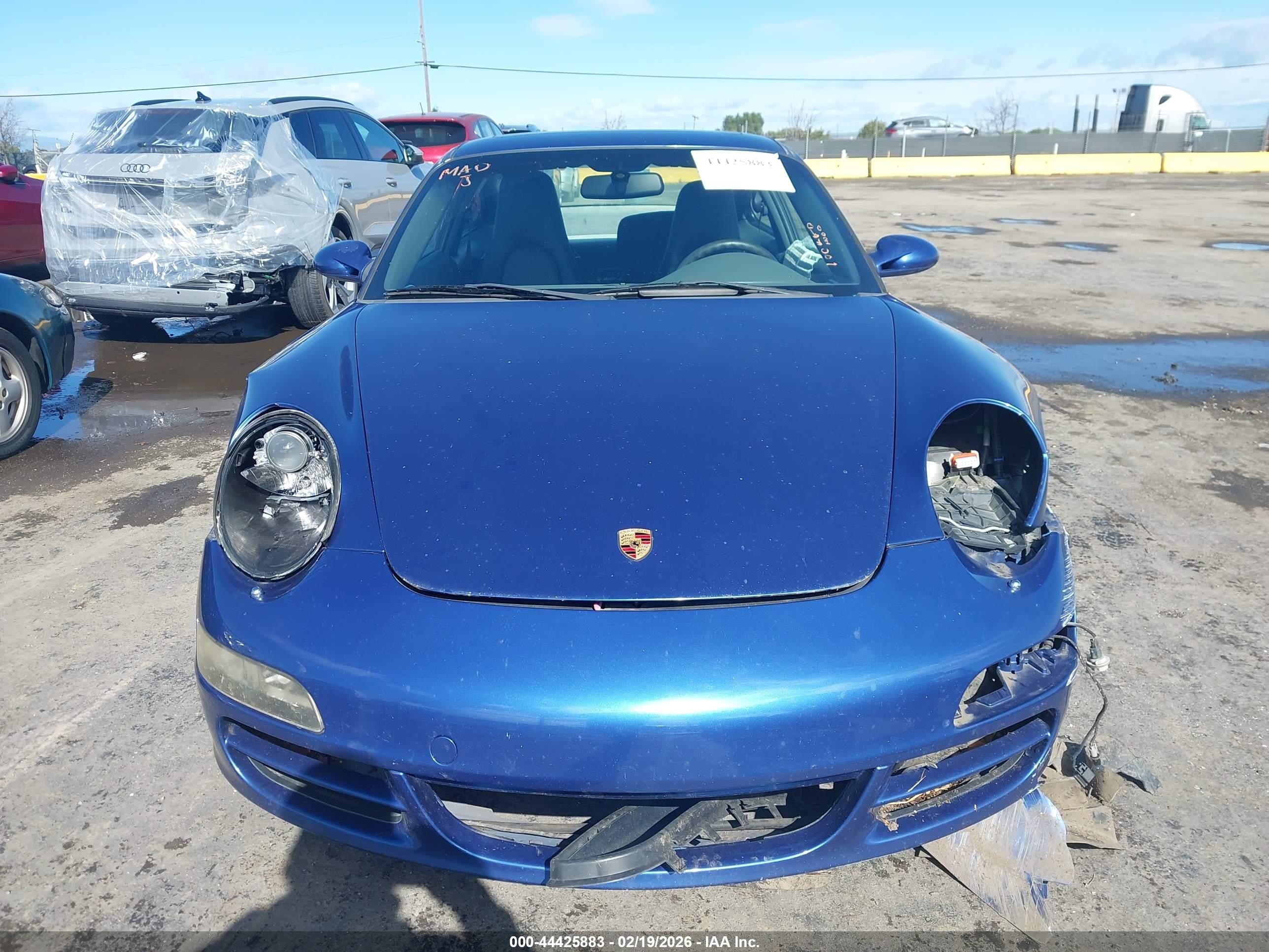 2008 Porsche 911 Carrera 4s Blue vin: WP0AB29928S730486