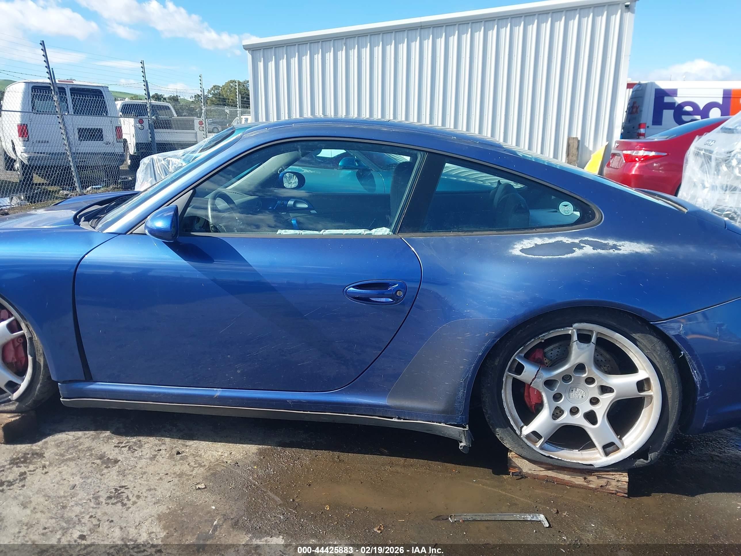 2008 Porsche 911 Carrera 4s Blue vin: WP0AB29928S730486